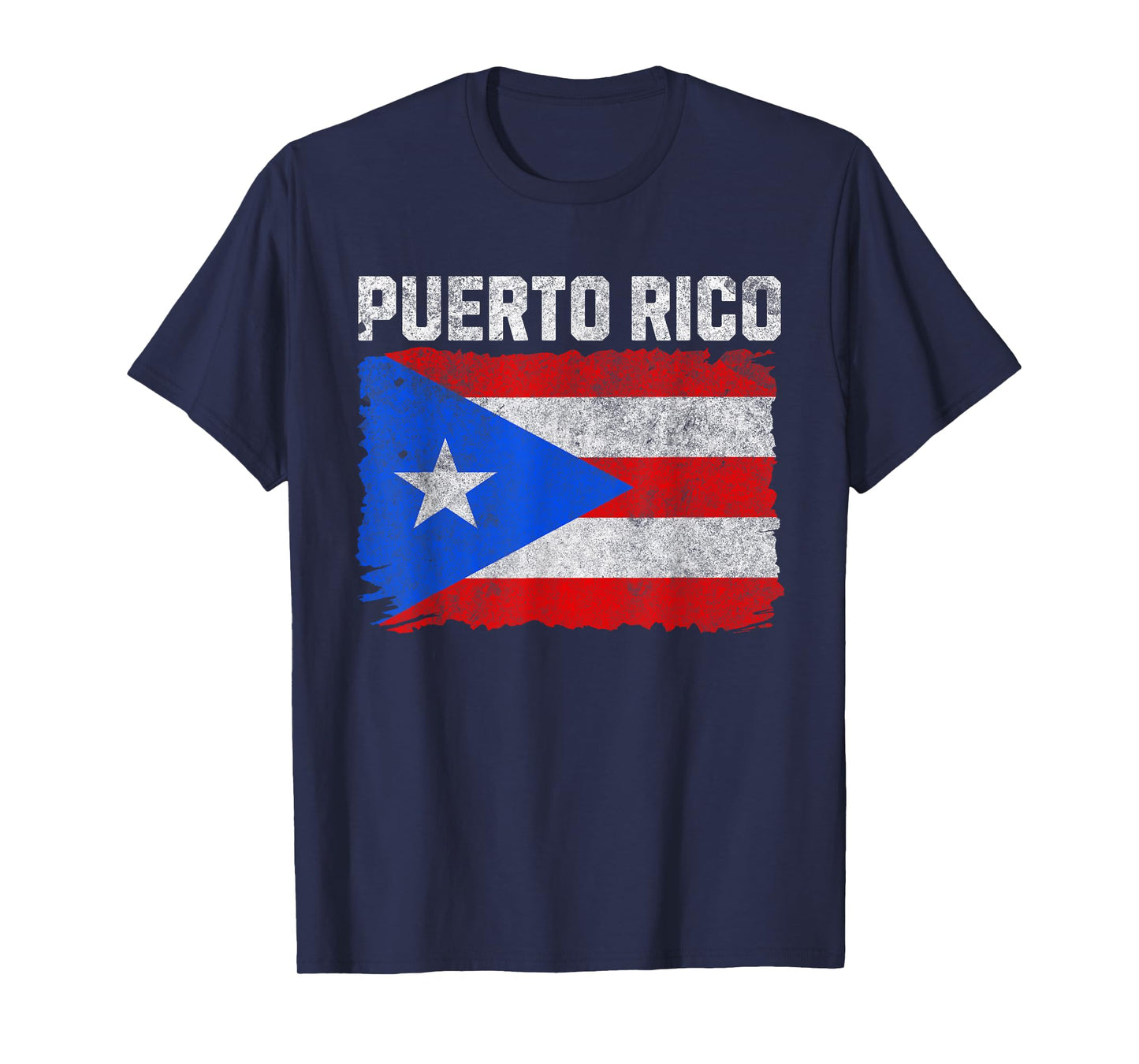 Vintage Boricua Puerto Rican Puerto Rico PR Flag Pride Roots T-Shirt