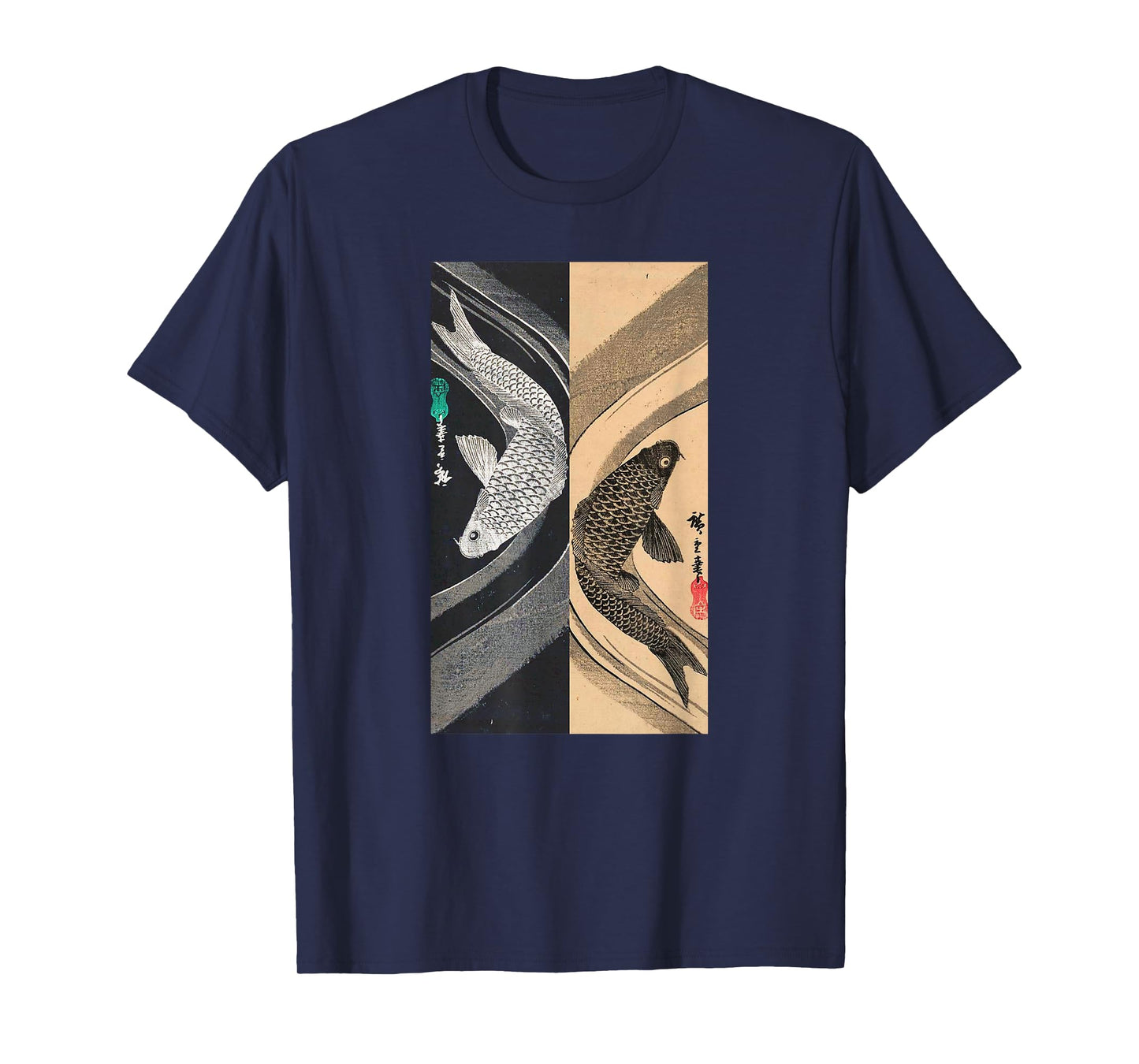 Japanese Art Fish Graphic Design 3 T-Shirt