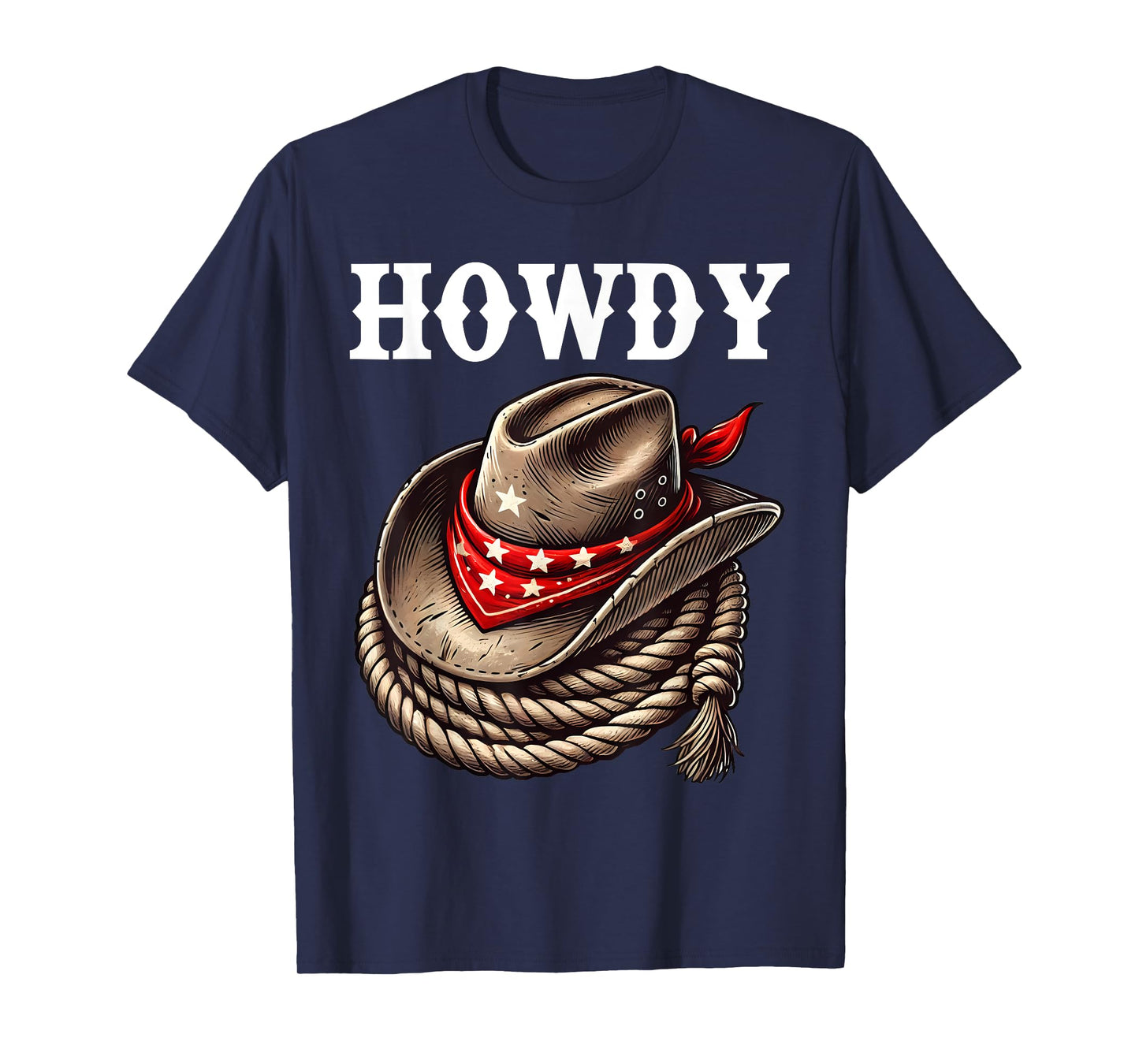 Howdy Cowboy Hat funny Western Rodeo T-Shirt