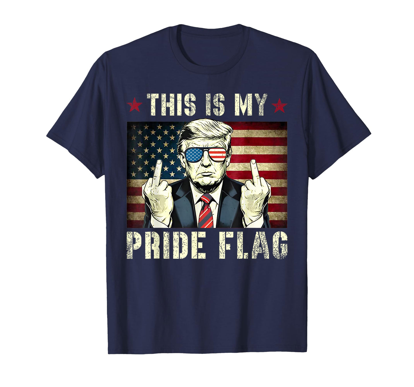 This Is My Pride Flag USA American Patriotic T-Shirt