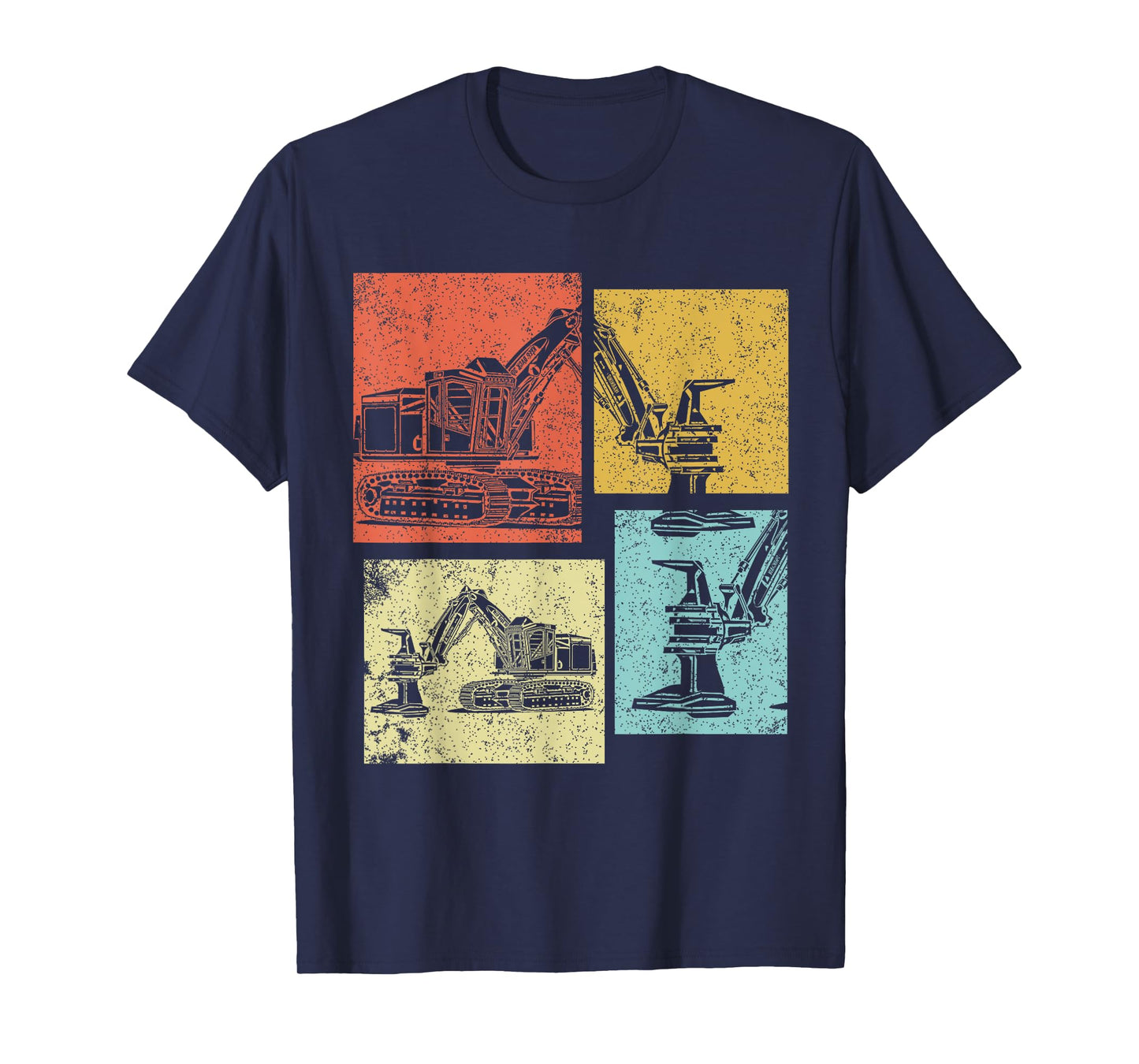 Feller Buncher Vintage Logger Logging Log Man Women T-Shirt