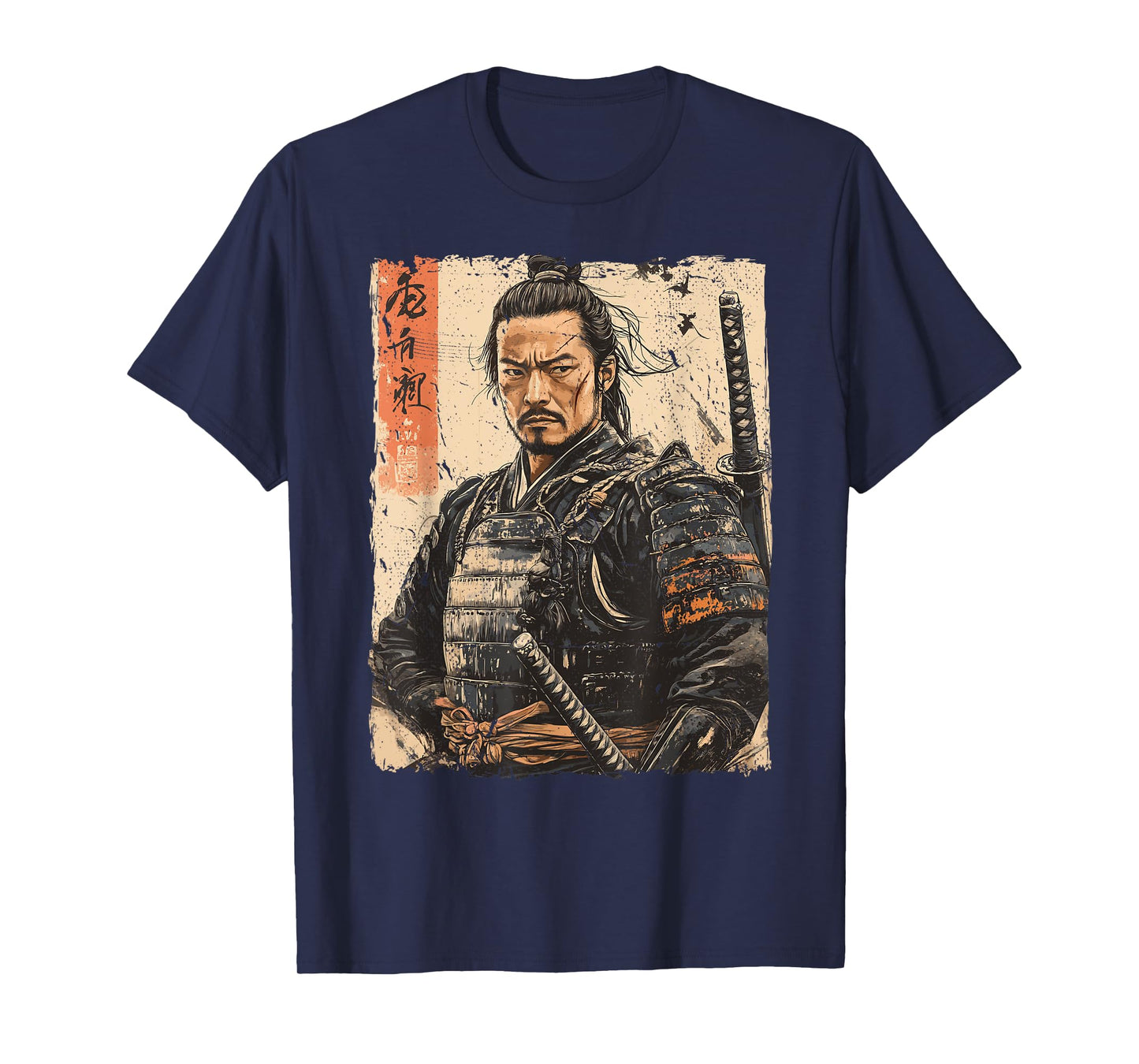Samurai Warrior Japanese Ukiyo-e Artwork Samurai T-Shirt