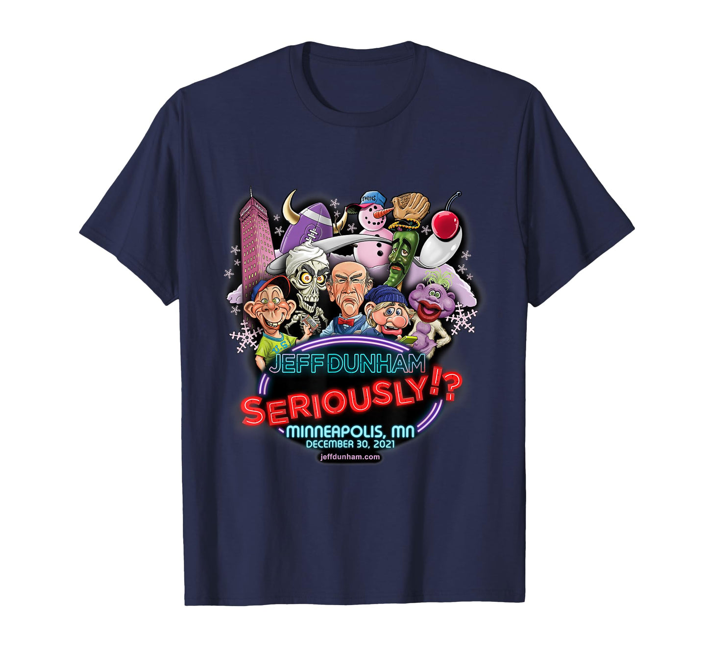 Jeff Dunham Minneapolis, MN T-Shirt