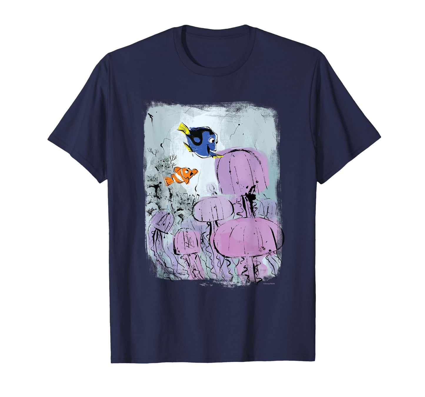Disney and Pixar’s Finding Nemo Marlin & Dory Jellyfish T-Shirt