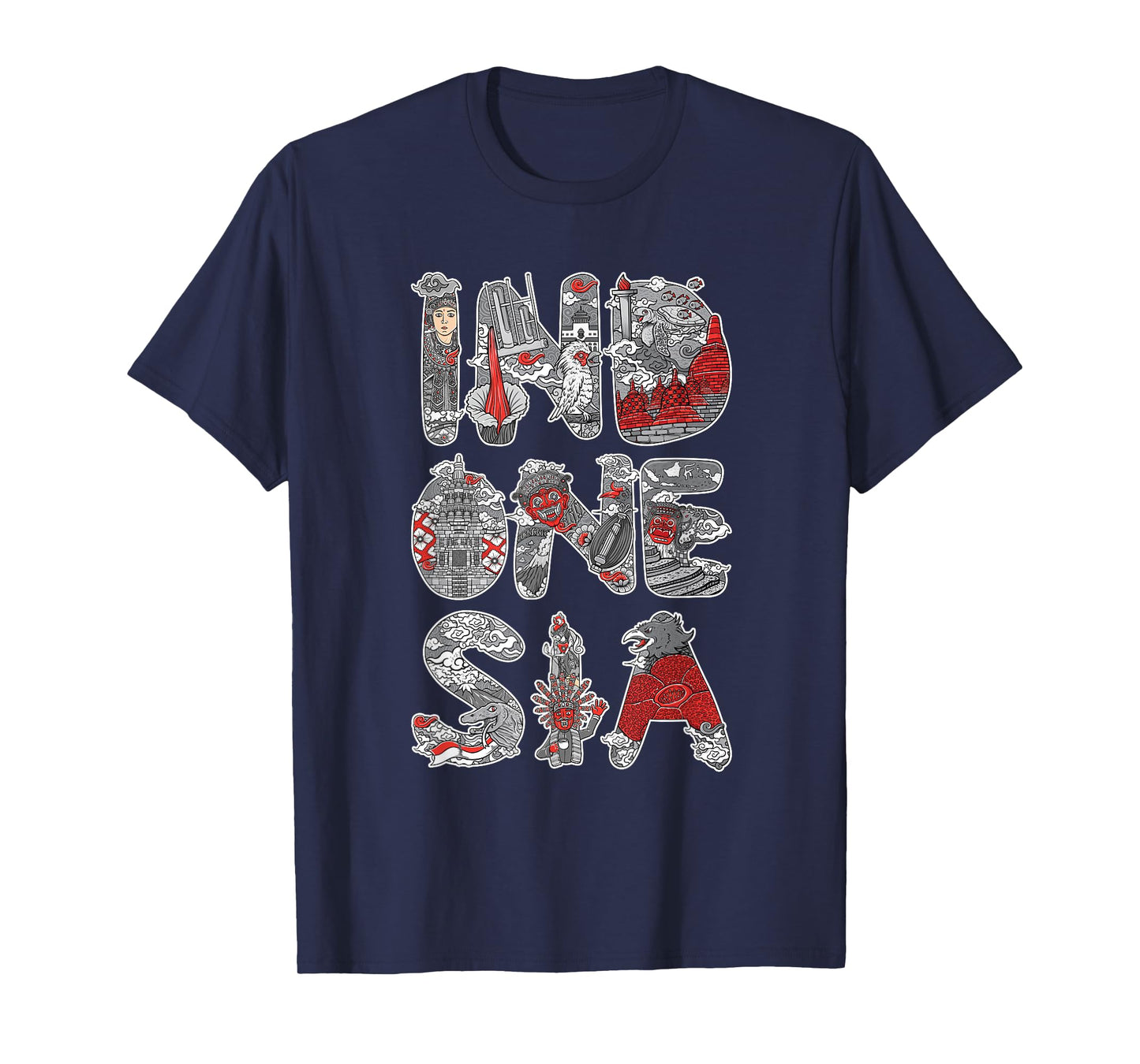 Asia Borobudur Temple Indonesia T-Shirt