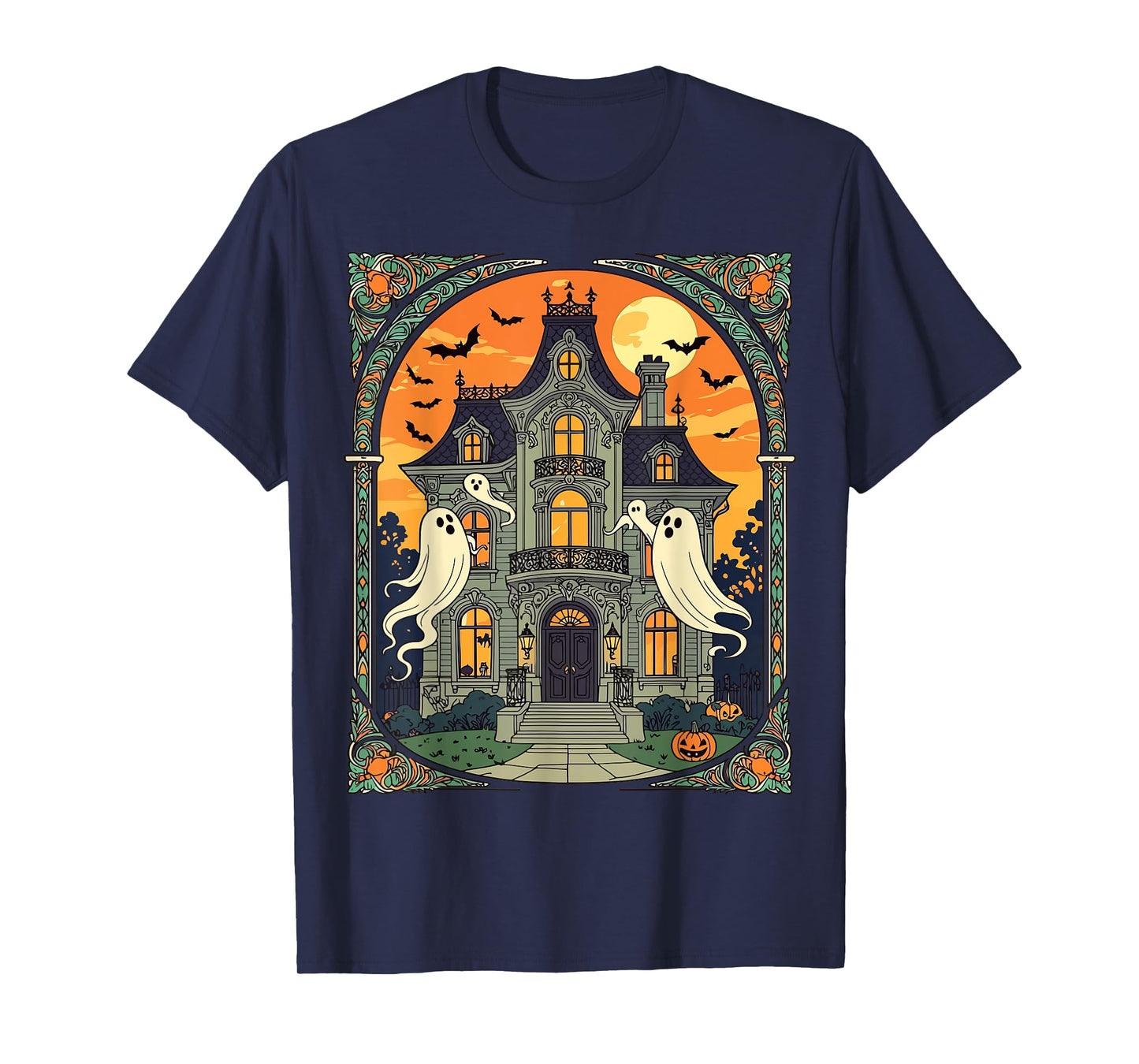 Haunted House - Creepy Crescent T-Shirt