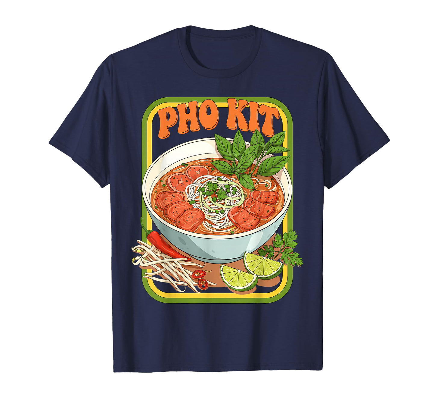 Groovy Pho Kit Vietnamese Soup Hot Sauce kit Food Lovers T-Shirt
