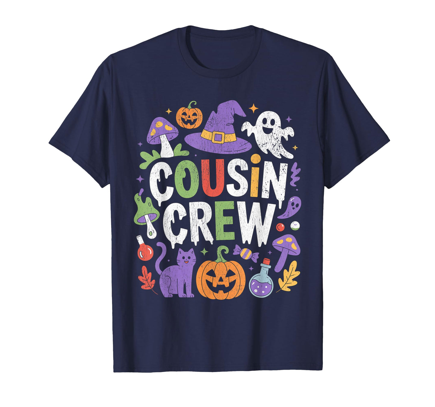 Halloween Cousin Crew Boo Pumpkin for Kid Girl Boy Toddler T-Shirt