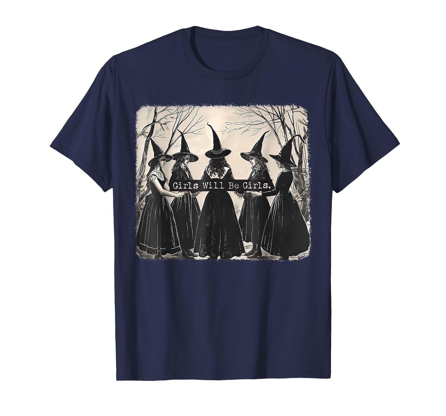 Girl Will Be Girl Witch Halloween T-Shirt