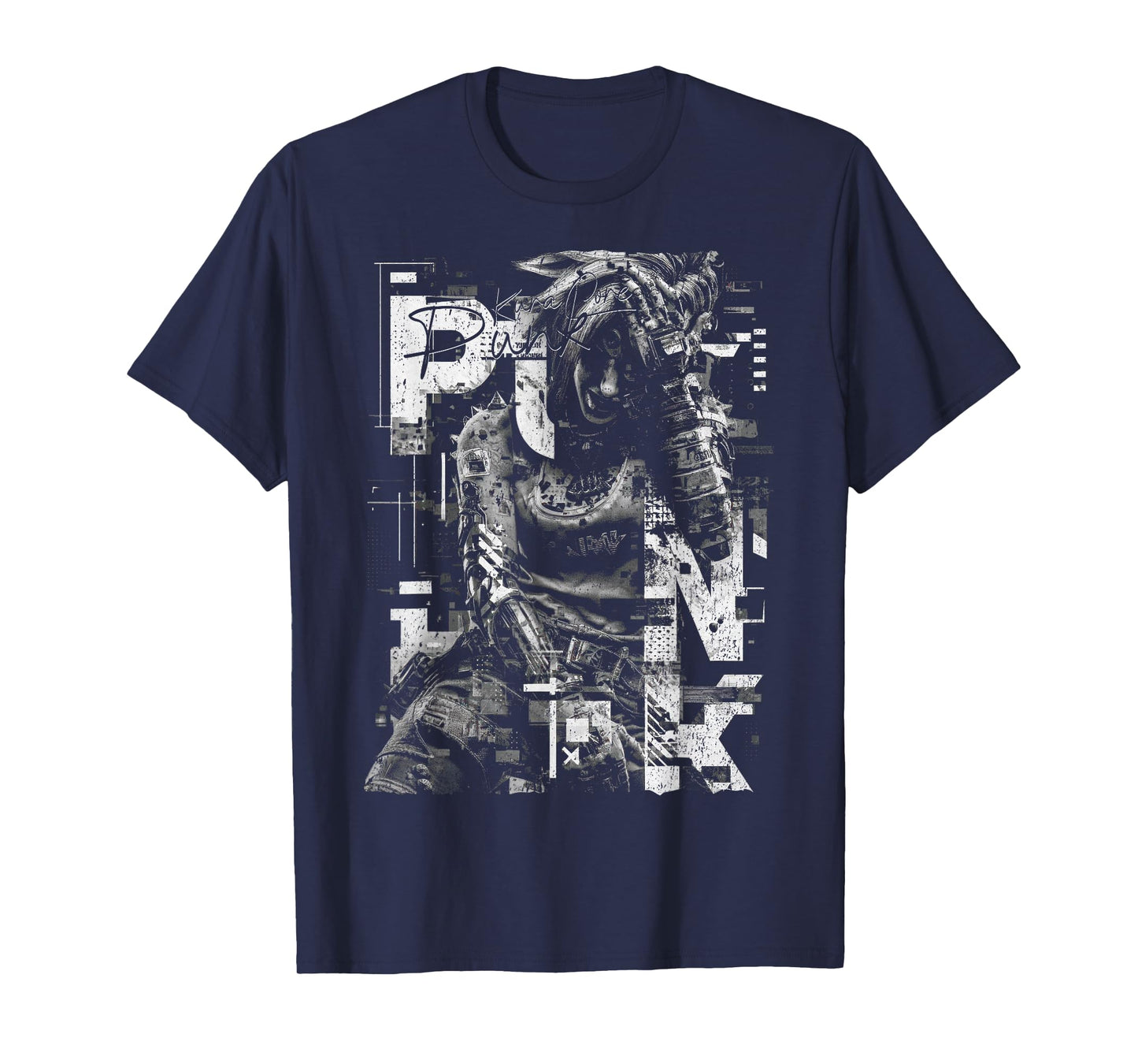 Japanese Streetwear Cyberpunk Y2K Techwear Retro Manga Anime T-Shirt