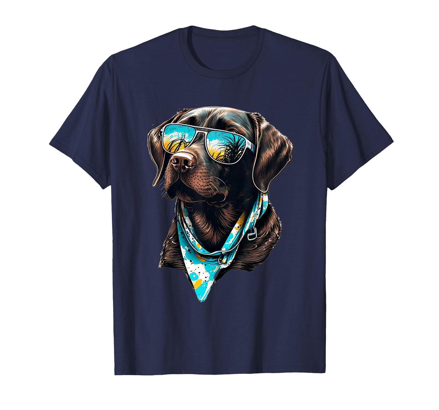 Labrador Retriever with Sunglasses T-Shirt