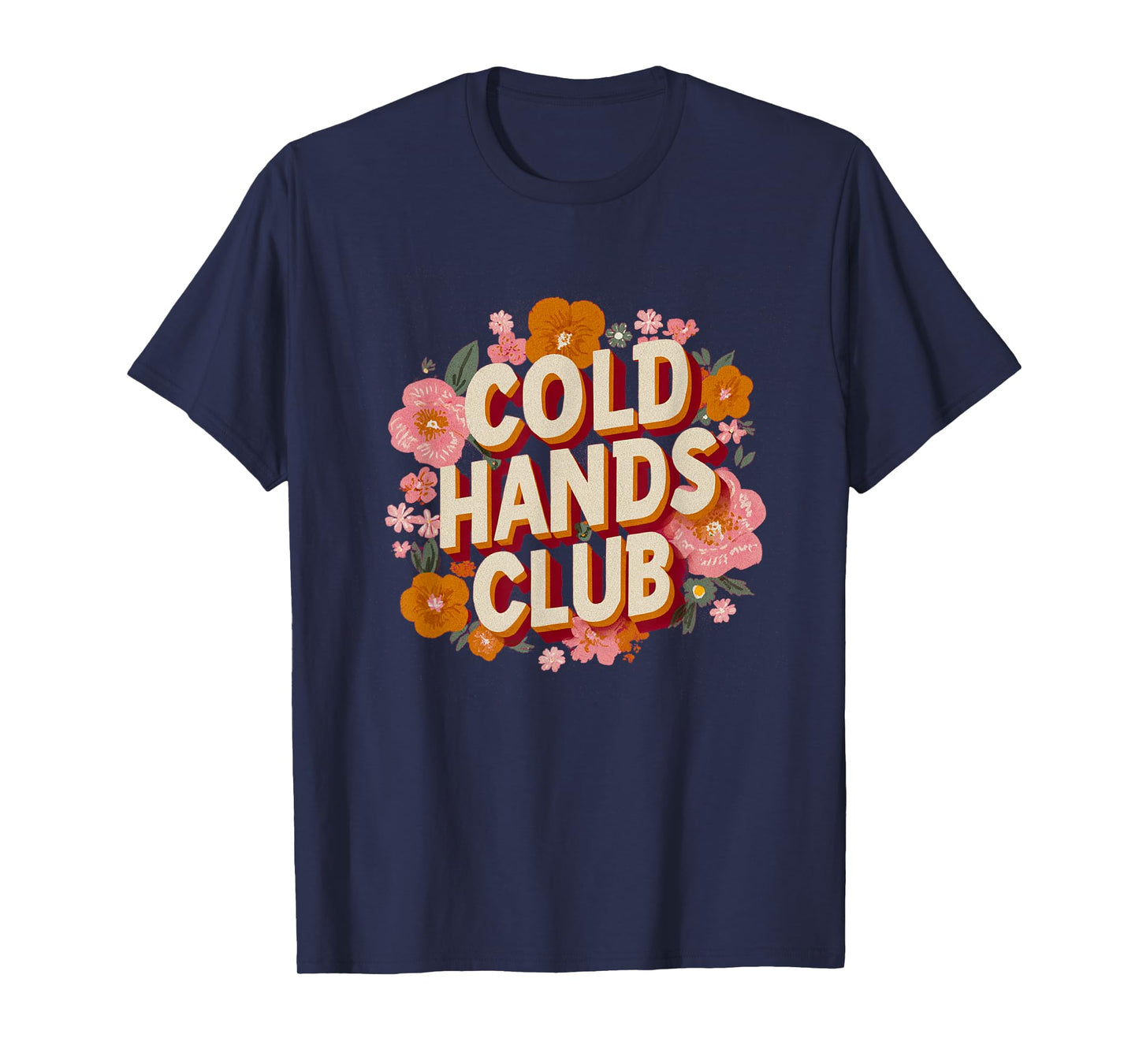 Flowery Cold Hands Club Costume T-Shirt