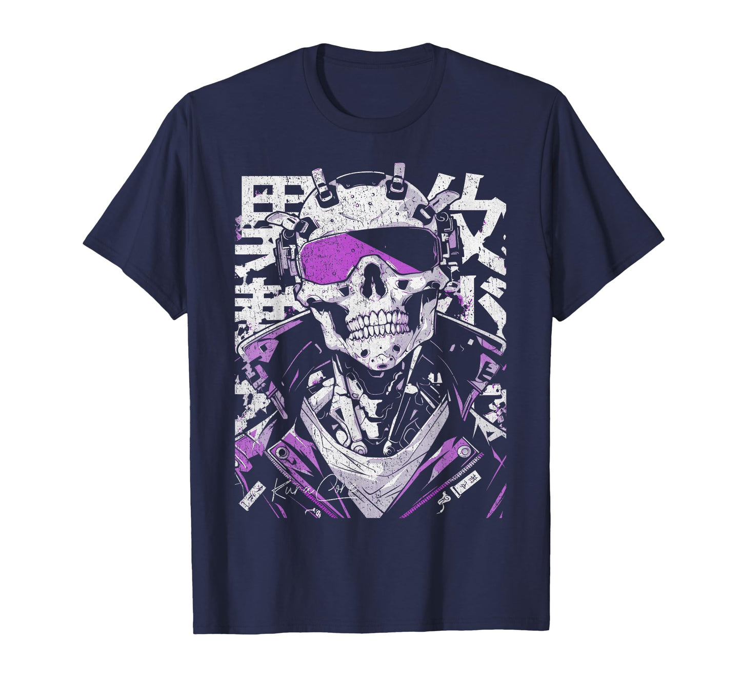 Japanese Streetwear Cyberpunk Y2K Retro Techwear Manga Anime T-Shirt