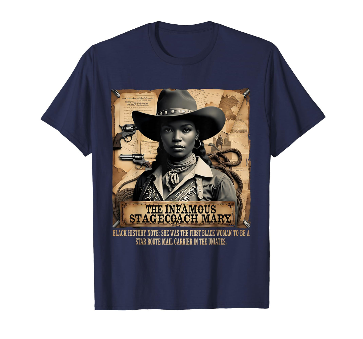 Black History African Cowgirl Swag Melanin Cowgirls T-Shirt