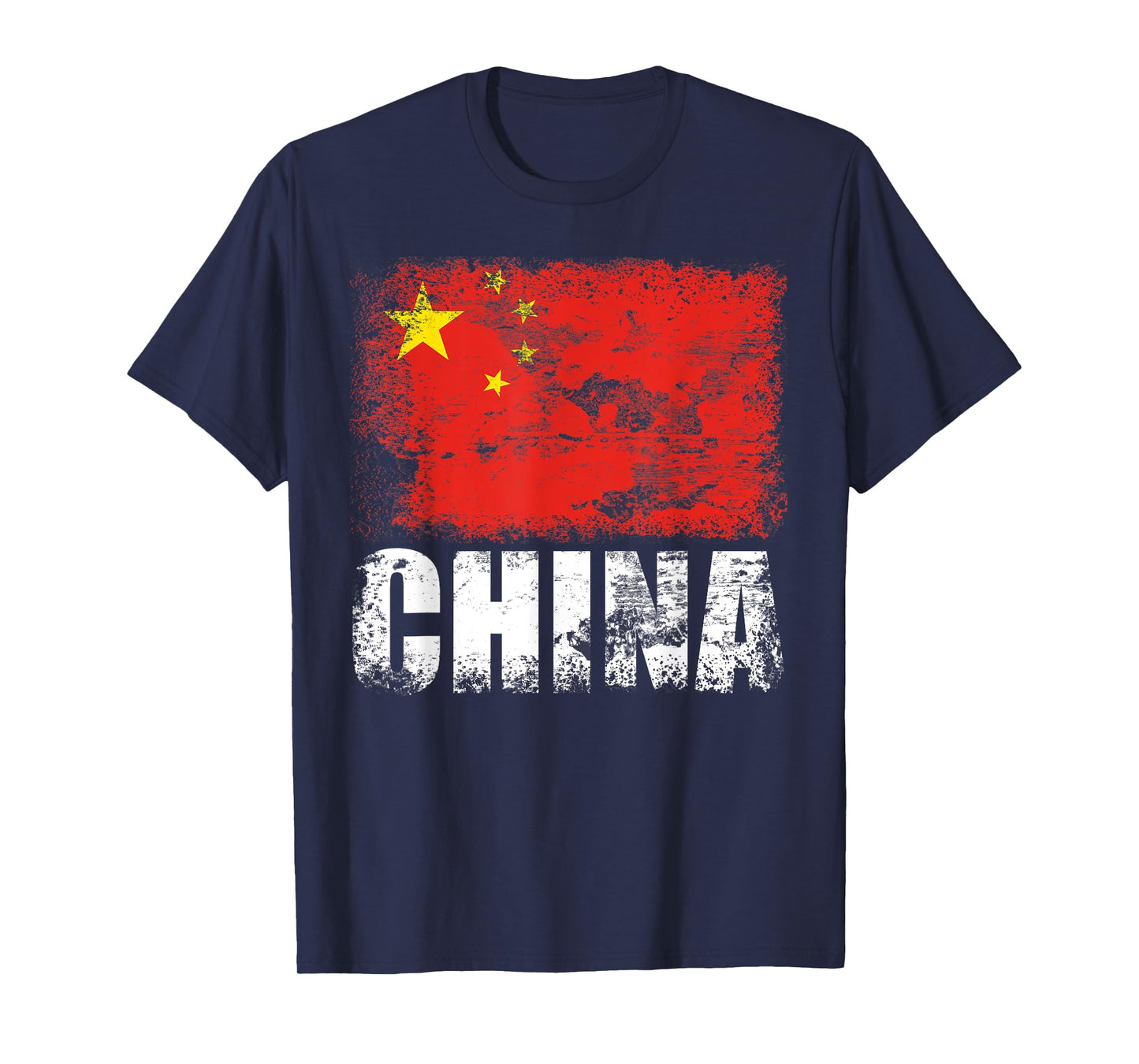 China Flag T-Shirt | Chinese Flag Red Tee