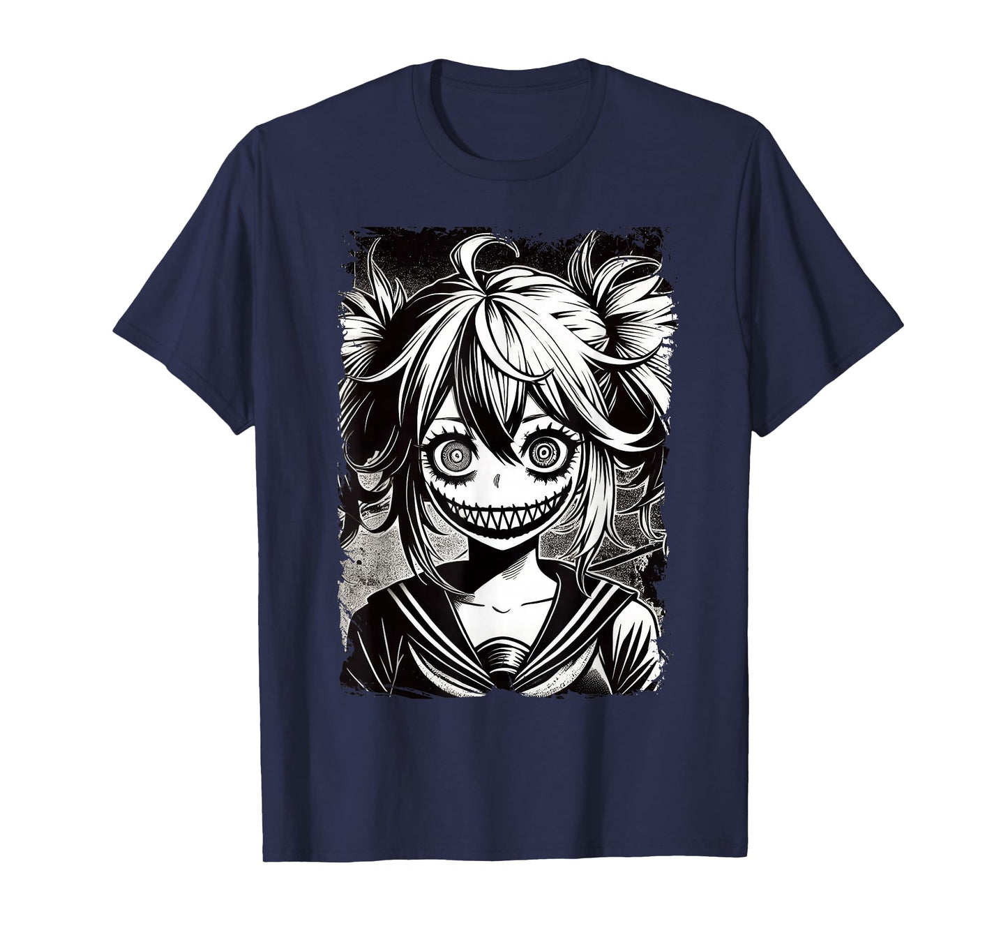 Anime Horror Manga, Aesthetic Japanese Creepy Kawaii Goth T-Shirt