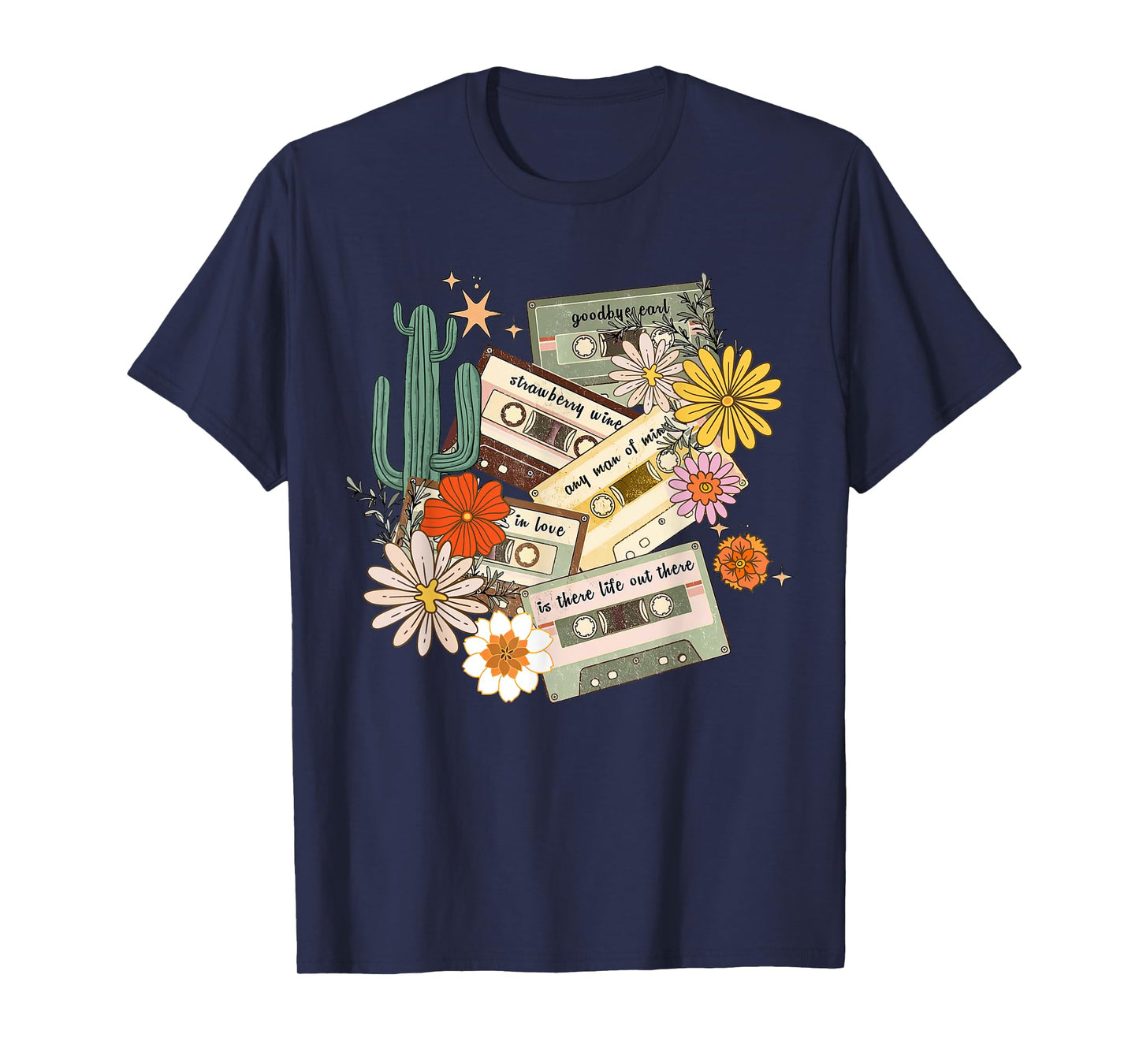 90s Country Music, Southern Farm, Old Mixtape Cassette Music T-Shirt