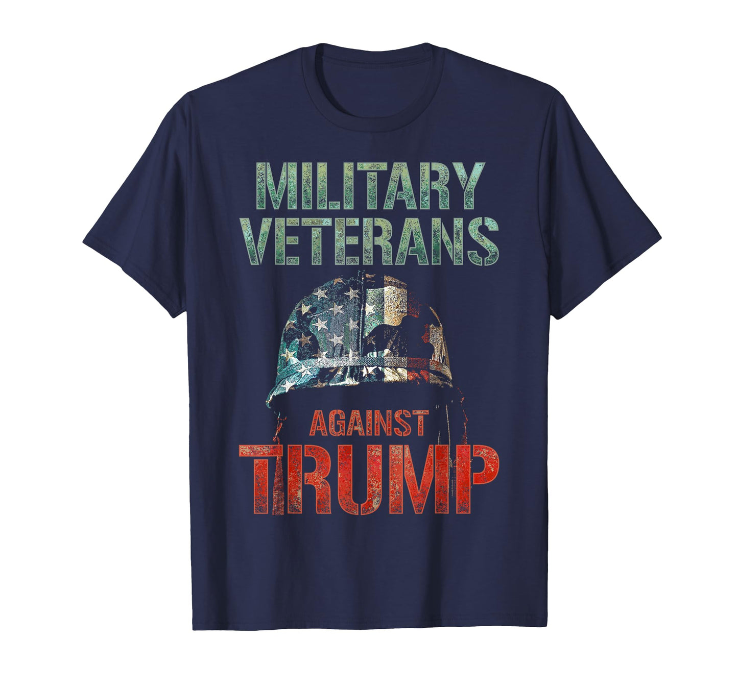 Military Veterans Against Trump 2020 Conflict USA Election T-Shirt
