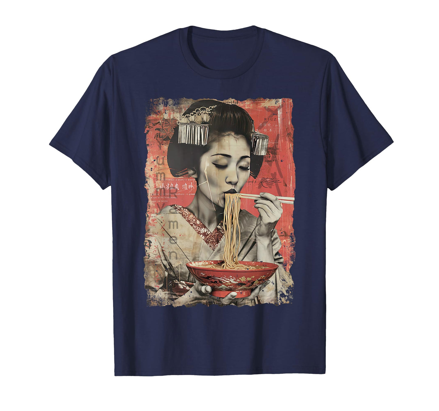 Japanese Ramen Noodles Otaku Y2K Fashion Kawaii Manga Anime T-Shirt