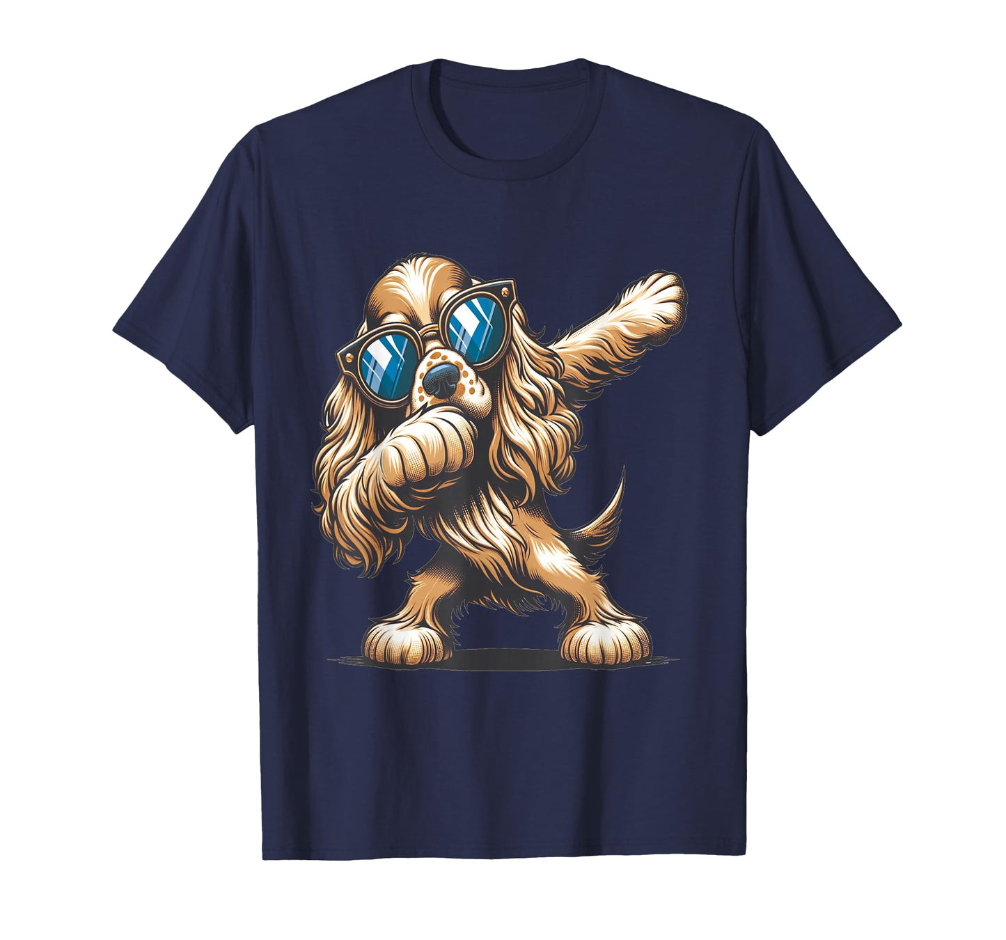 Dab American Cocker Spaniels Dancing Dabbing Dog T-Shirt