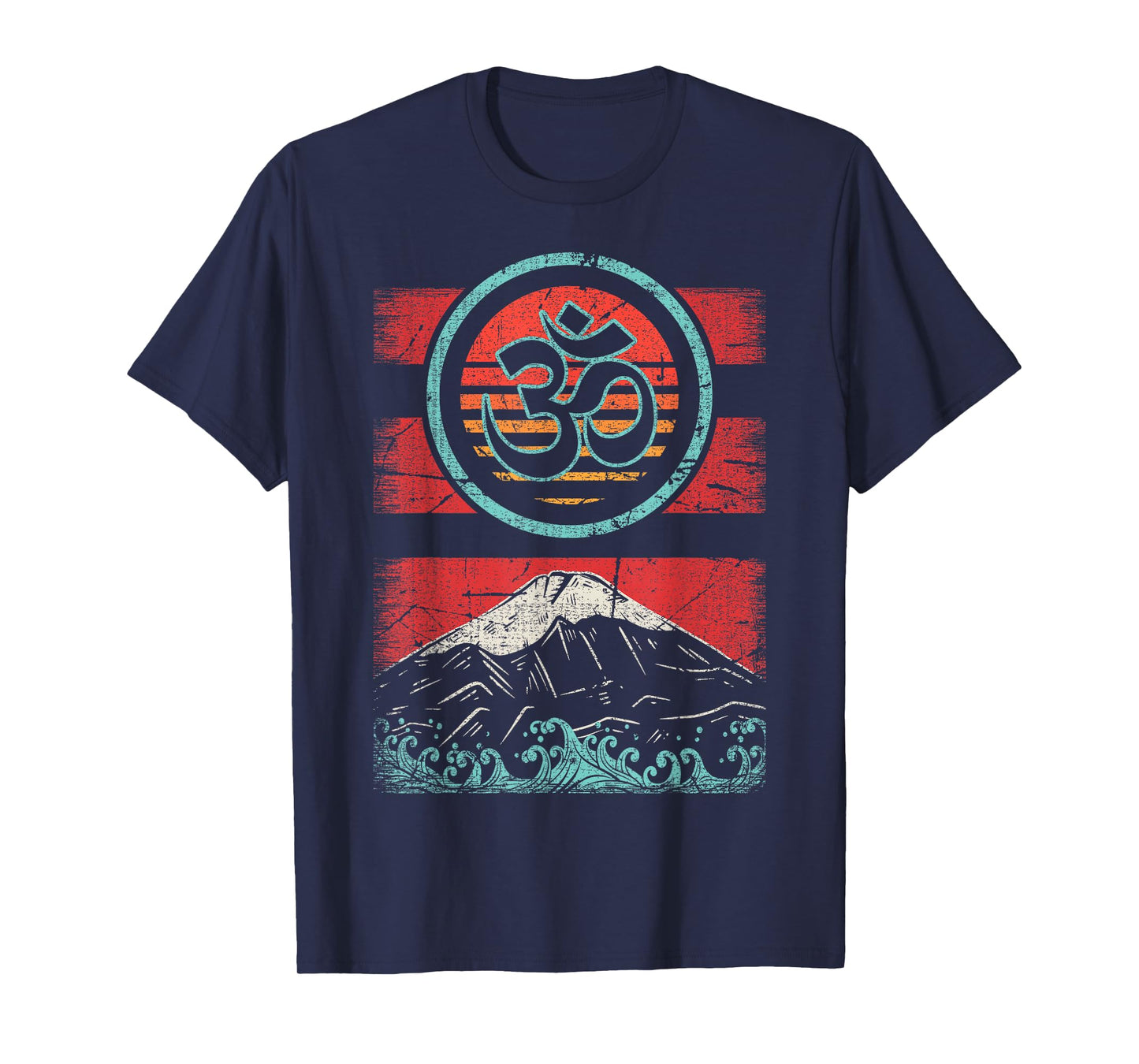 Om Ohm Symbol Retro Vintage 80s Style Meditation Yoga Gift T-Shirt