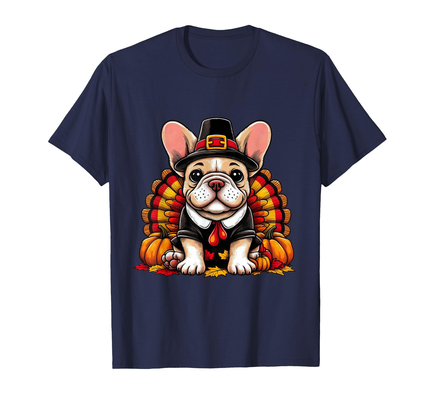 French Bulldog Thanksgiving Costume Dog Frenchie T-Shirt