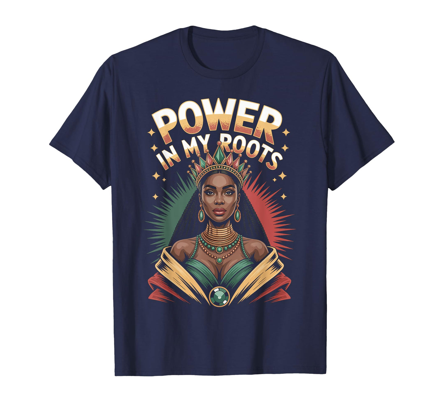 Black Queen Melanin History Juneteenth Pride Black Women T-Shirt