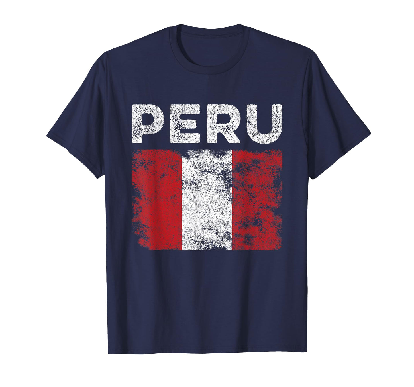 Peru Flag Distressed - Men Women Kids - Peruvian Flag T-Shirt