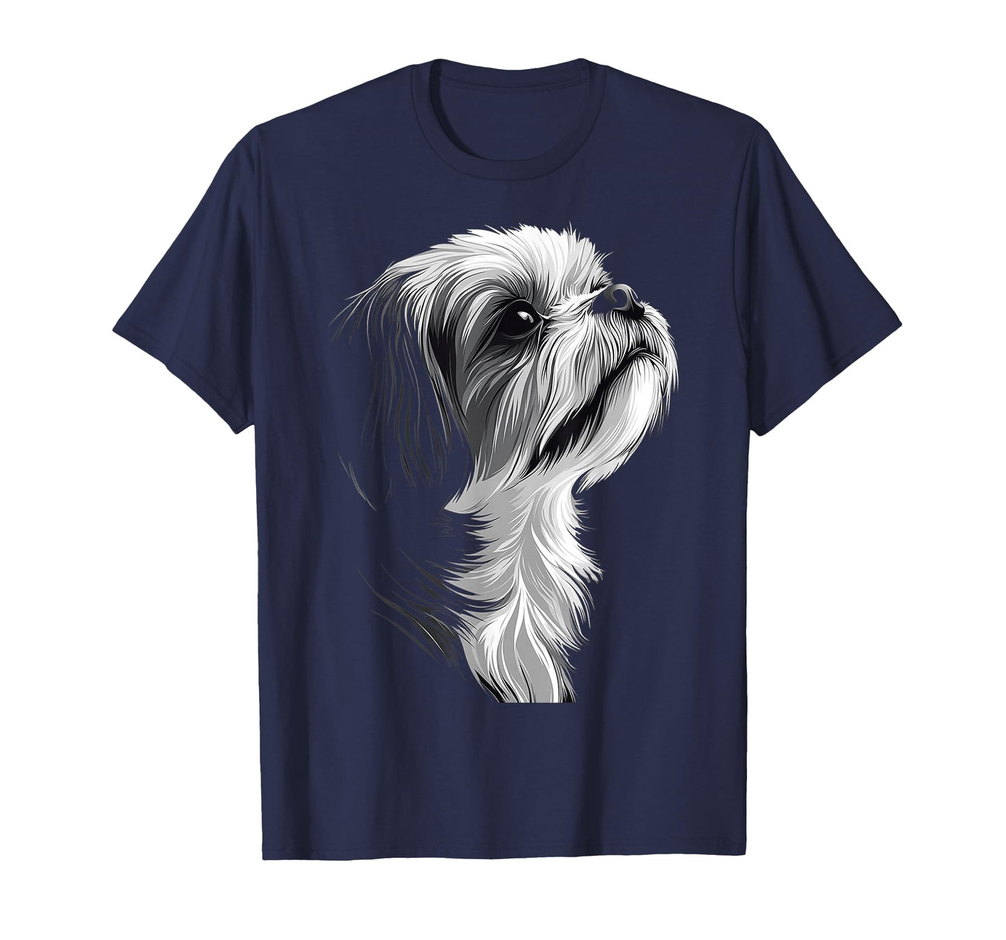 Shih Tzu Dog Graphic Pet Art Shih Tzu T-Shirt