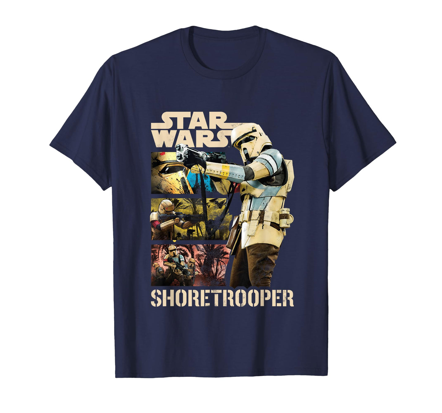 Star Wars Rogue One Shoretrooper Movie Panels T-Shirt