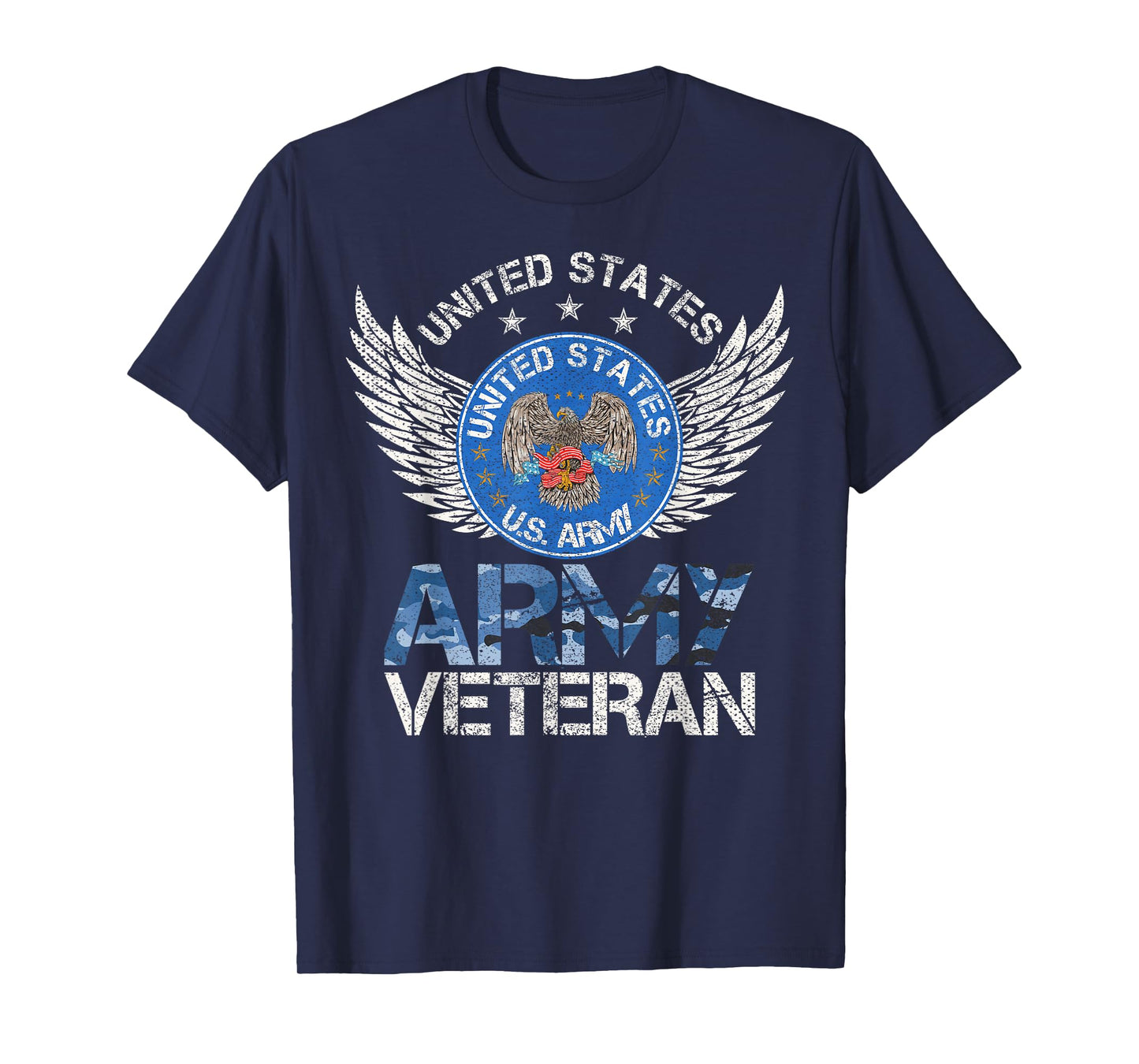 Vintage United States Army Veteran Gift U.S Military Veteran T-Shirt