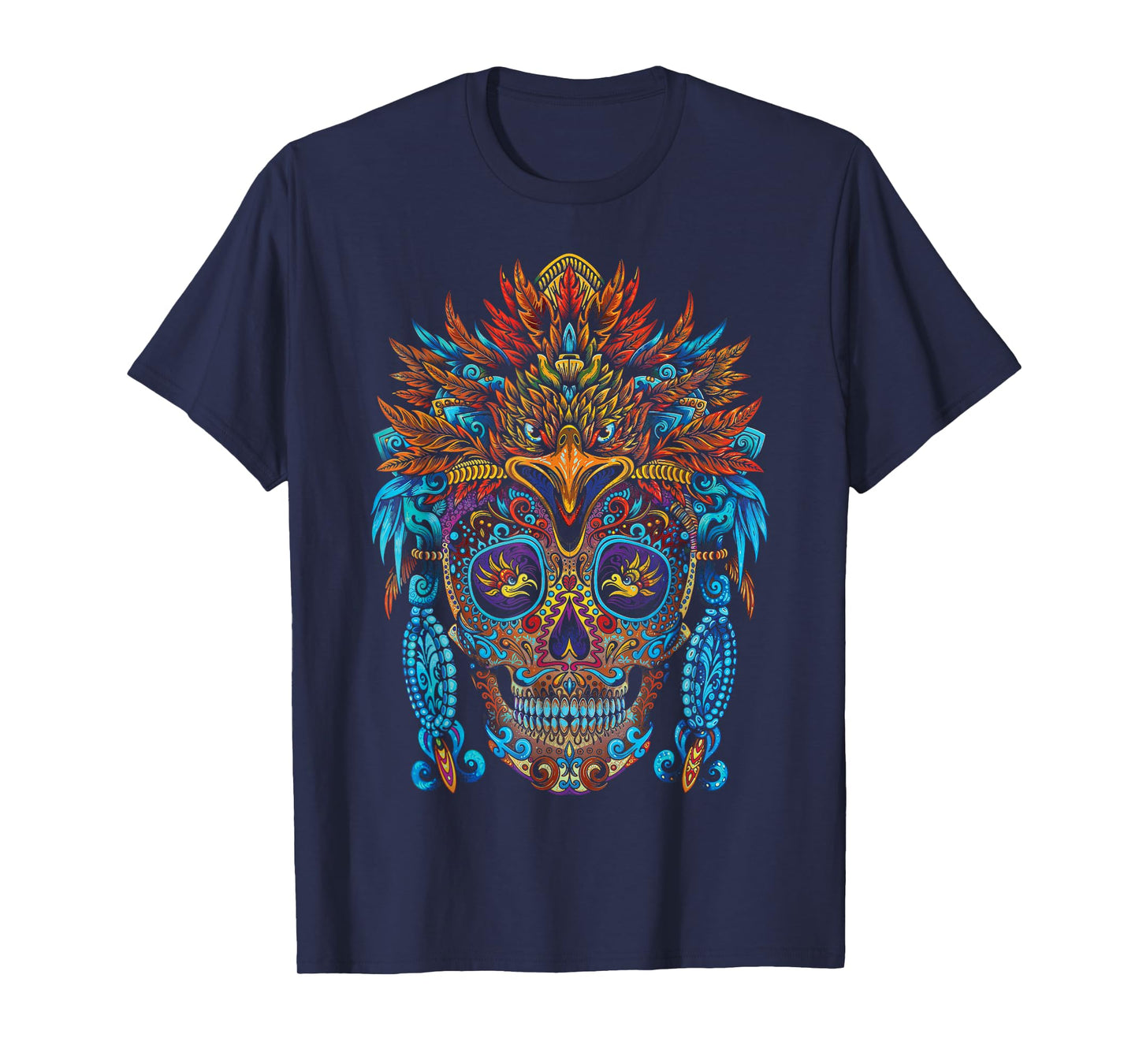 Aztec Warrior Mexico Mayan Native Mexican Aztec Chichimeca T-Shirt