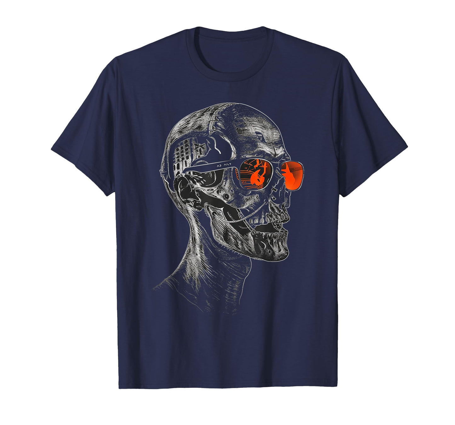 Zombie Costume Halloween Graphic Sunglasses Art Zombie T-Shirt