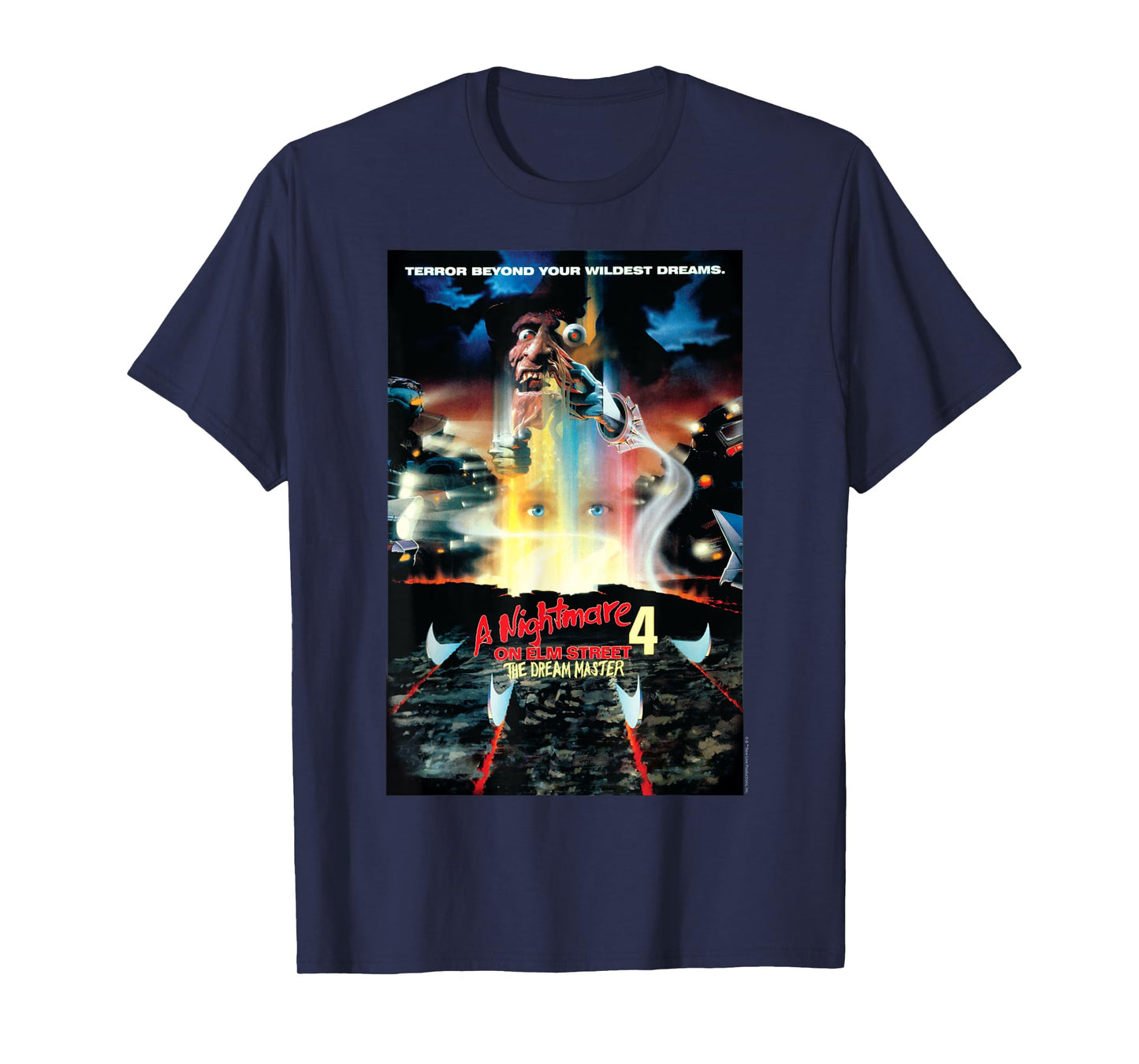 Nightmare on Elm Street Films - Movie Dream Master 4 Black T-Shirt