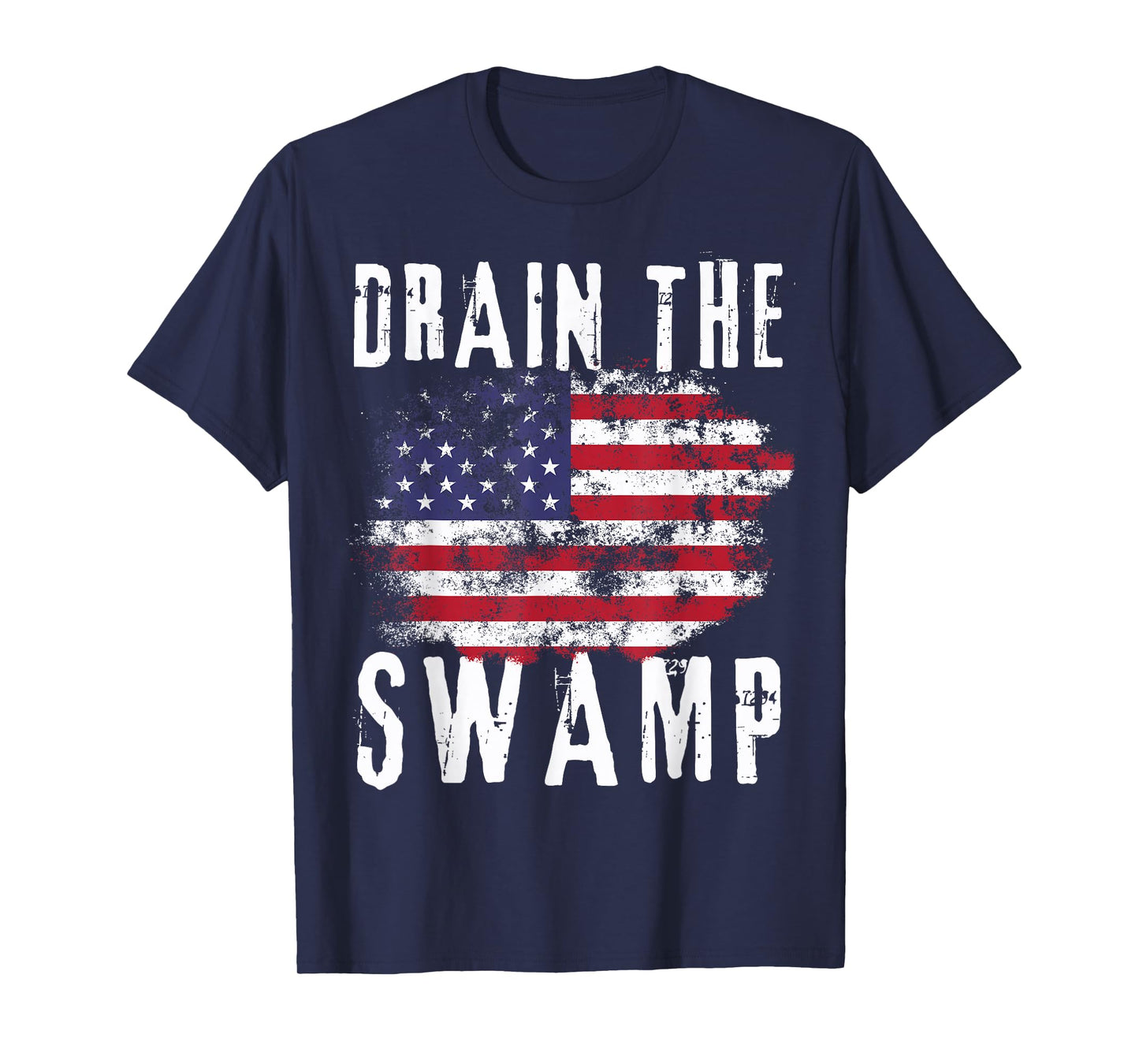 Drain The Swamp - Rustic USA Patriot 2024 Political T-Shirt