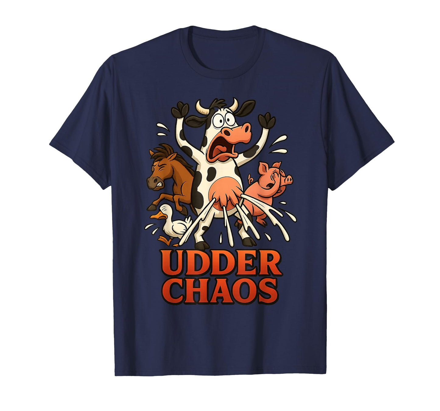 Funny Cartoon Cow T-Shirt
