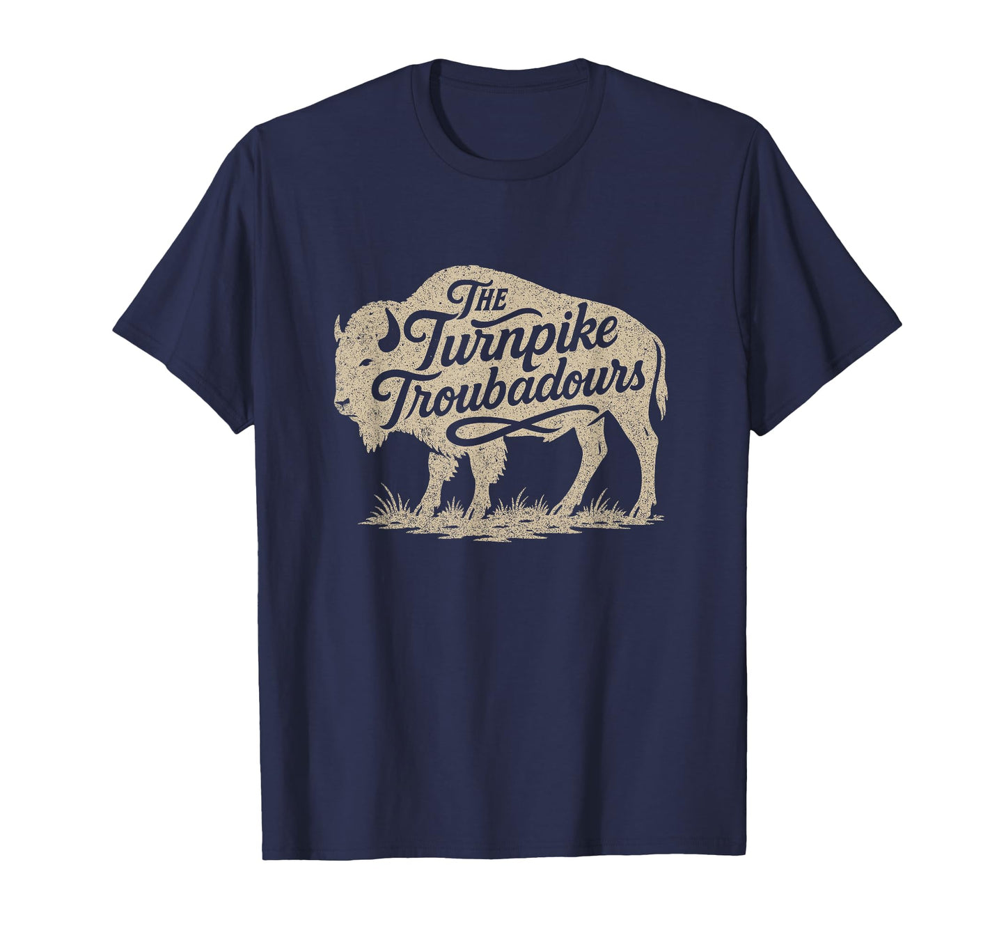 Vintage Turnpike Distressed Country Music Graphic T-Shirt