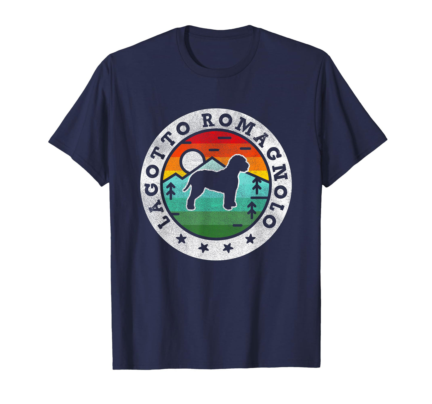 Vintage Lagotto Romagnolo Retro Dog Mom Dad T-Shirt
