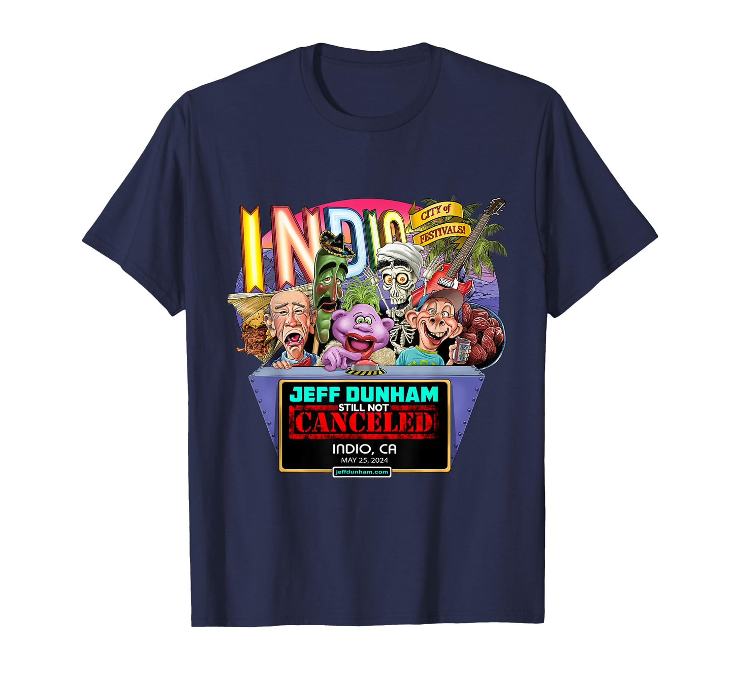 Jeff Dunham Indio, CA (2024) T-Shirt