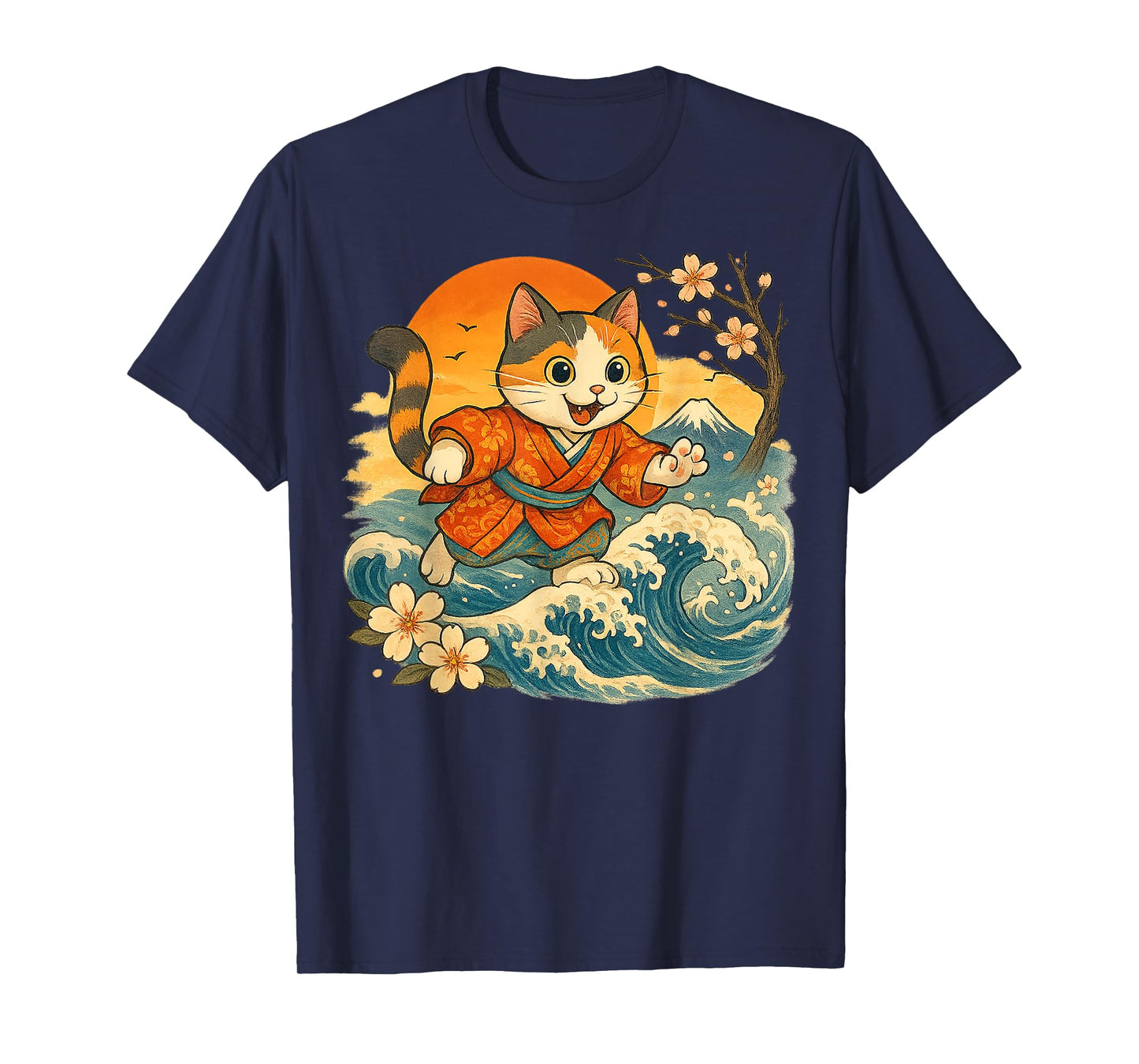 Kawaii Cat Anime Japanese Funny Art Gifts Men Women Kids T-Shirt