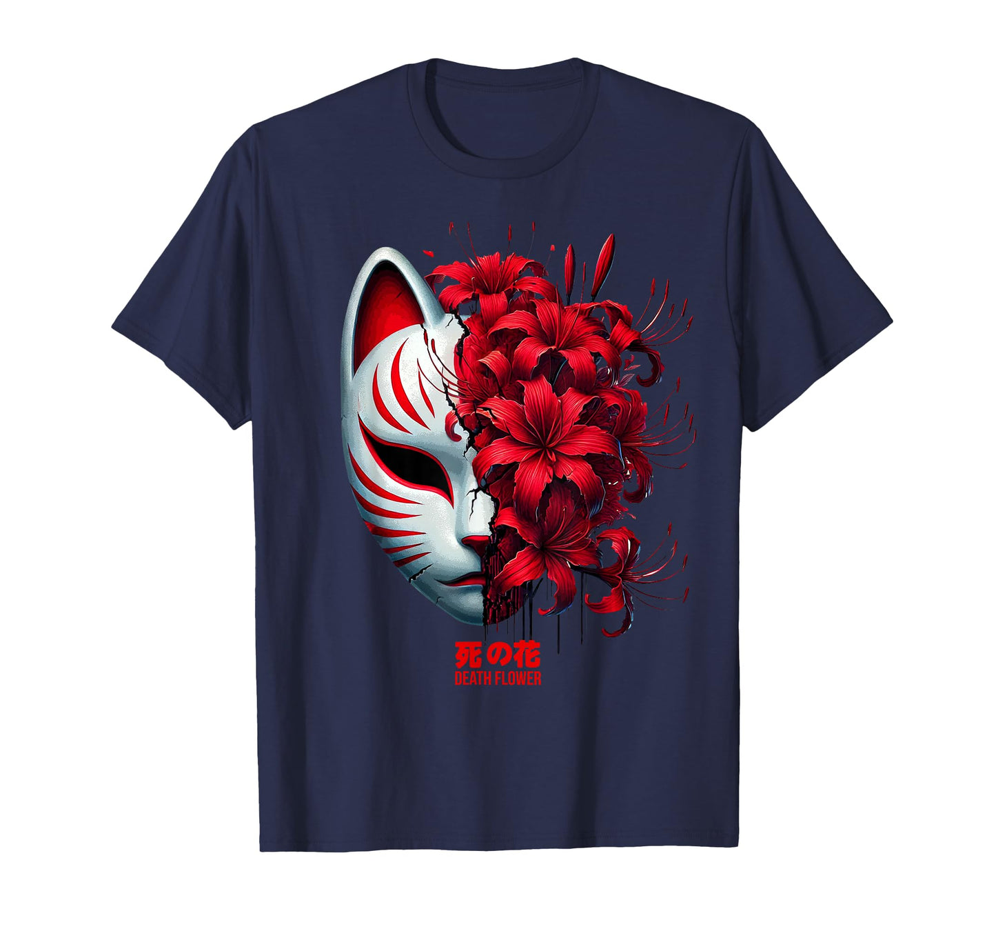 Japanese Lily Anime Flower Spider Lover Aesthetic Otaku T-Shirt