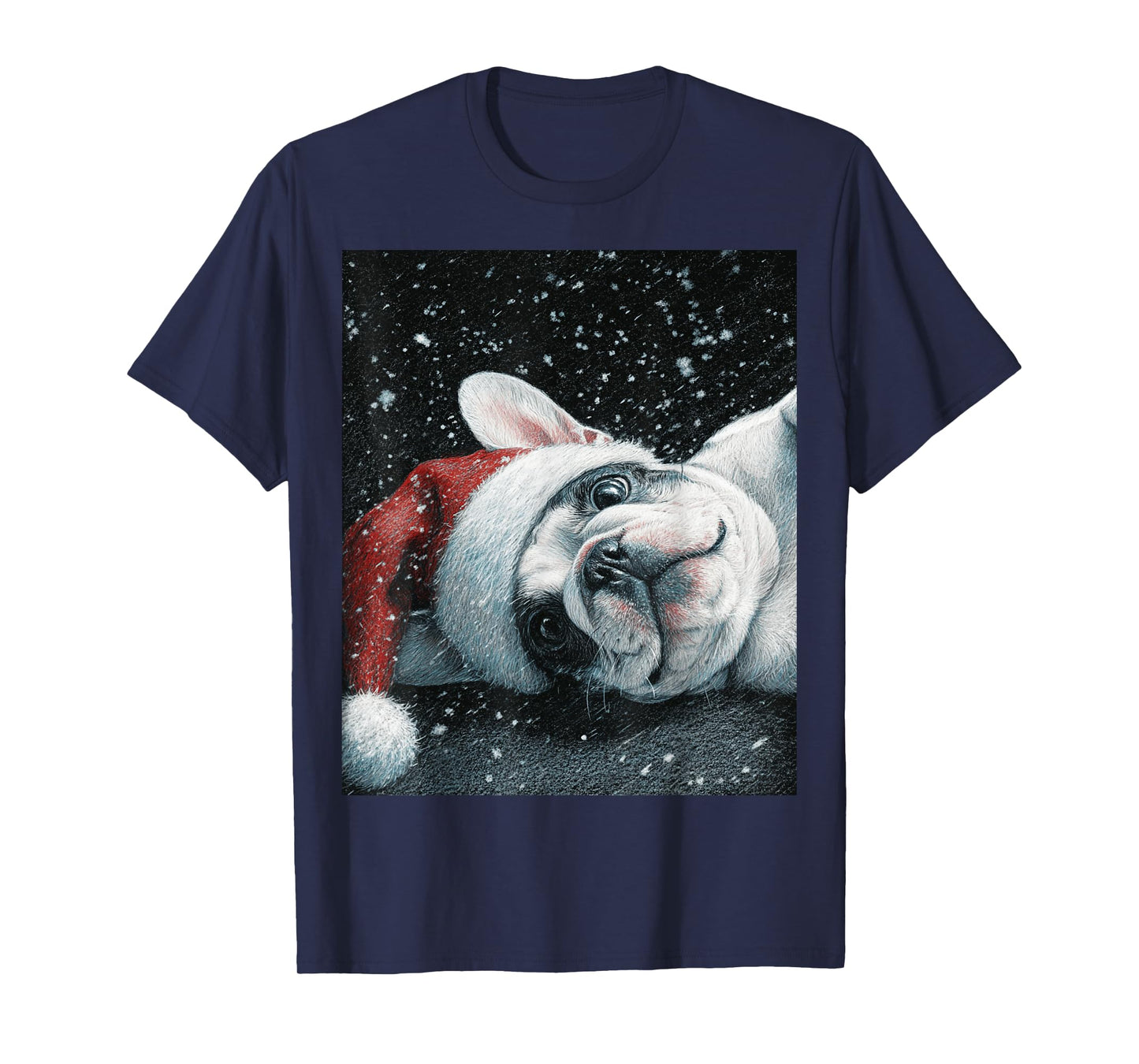 I Love My French Bulldog Christmas Cute T-Shirt
