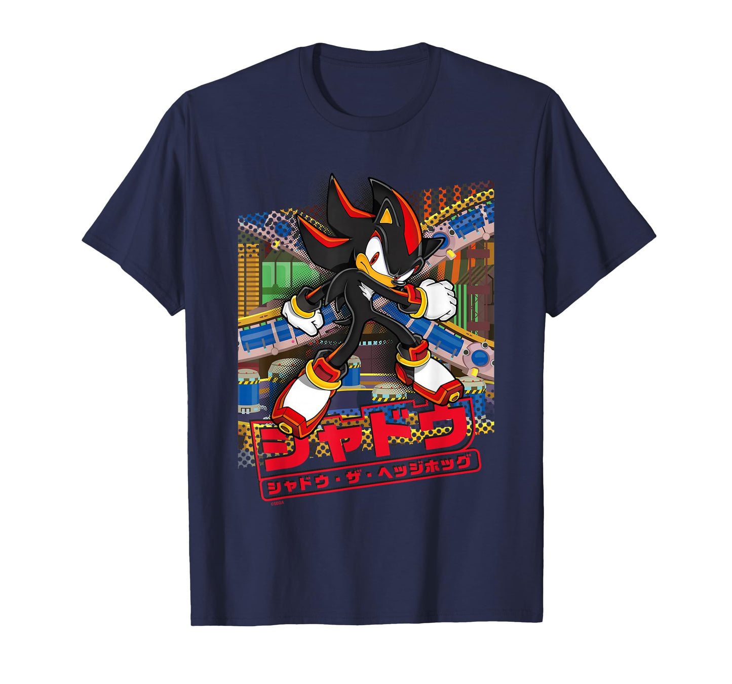 Sonic The Hedgehog - Shadow The Hedgehog (Japanese Logo) T-Shirt