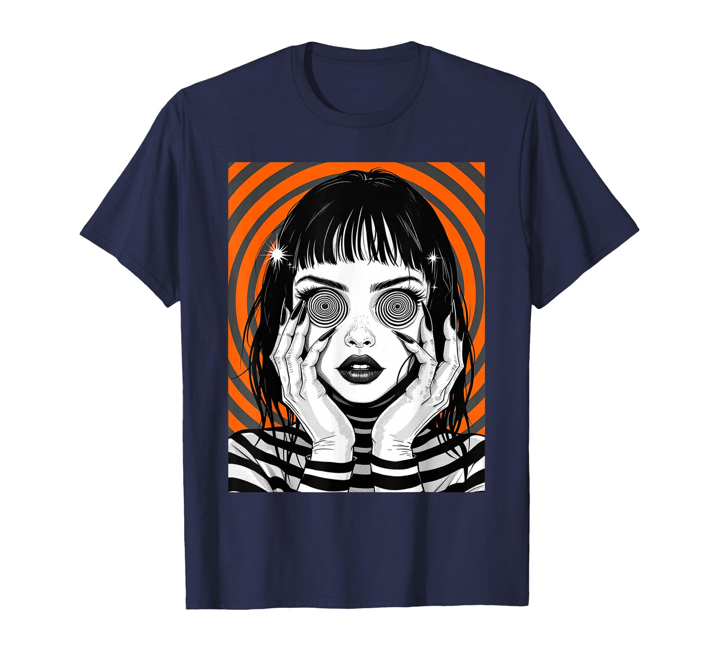 Horror Anime Manga, Aesthetic Japanese Creepy Kawaii Goth T-Shirt