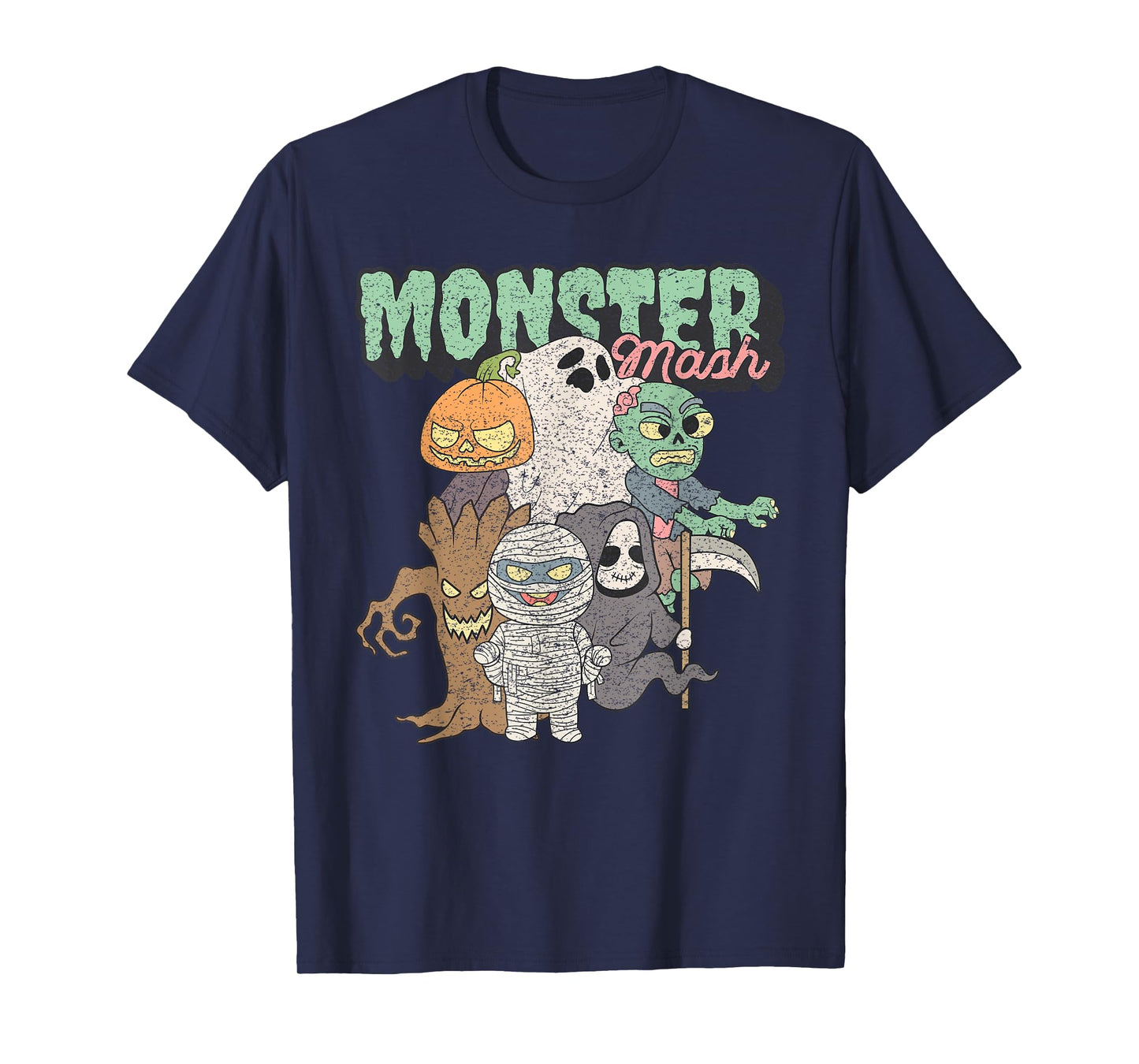 Cute Funny Monster Mash Frankenstein Horror Movies Lovers T-Shirt