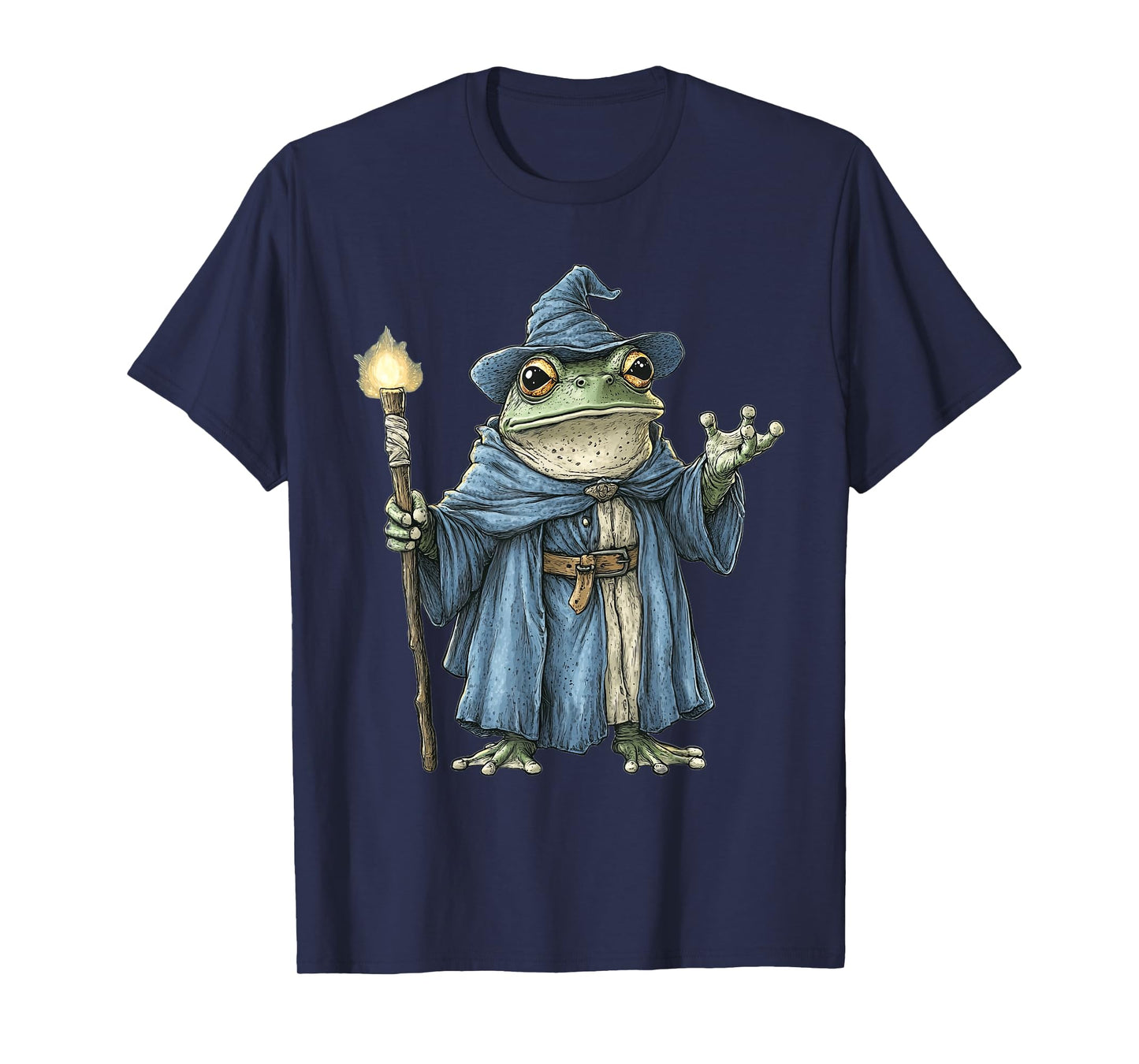 Frog Wizard Fantasy T-Shirt