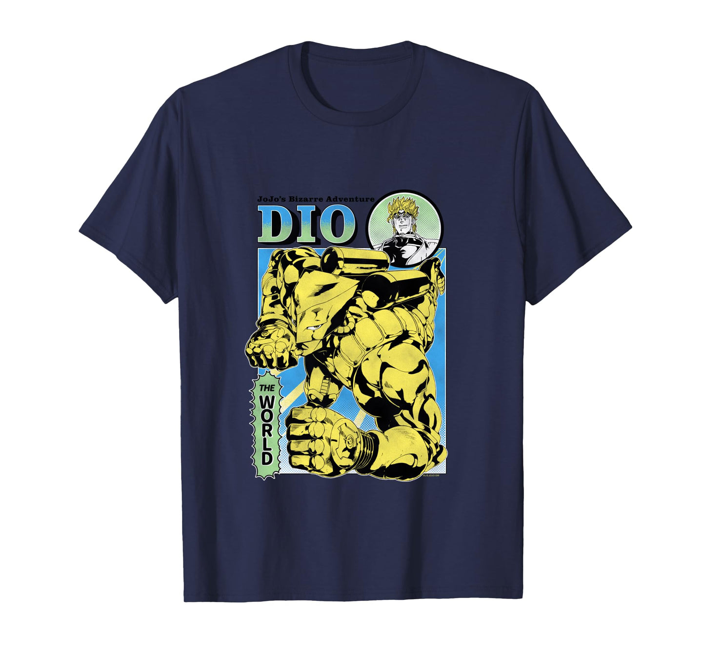 JoJo's Bizarre Adventure Part 3 DIO & The World Illustration Long Sleeve T-Shirt