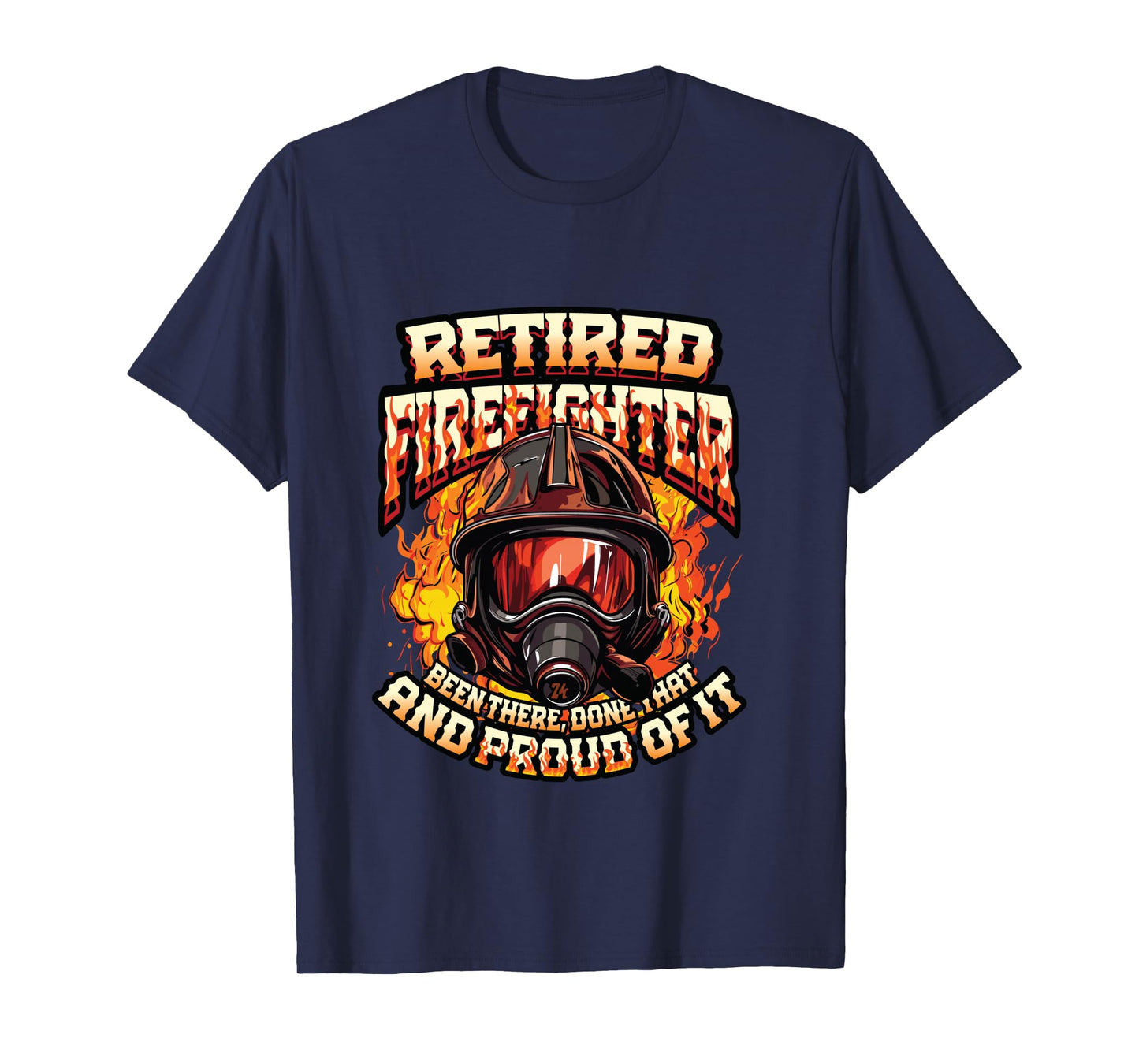 Fire Department Retired Firefighter Retirement Long Sleeve T-Shirt