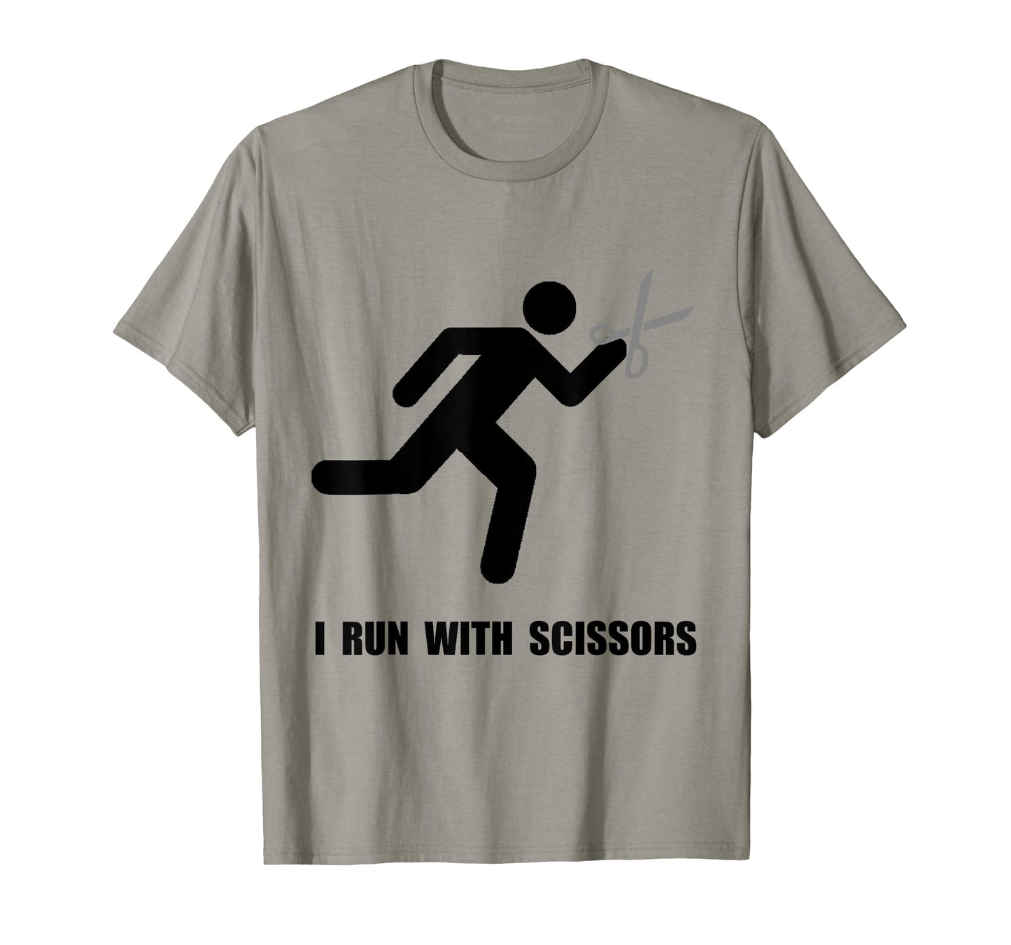 Run With Scissors Funny T-Shirt T-Shirt