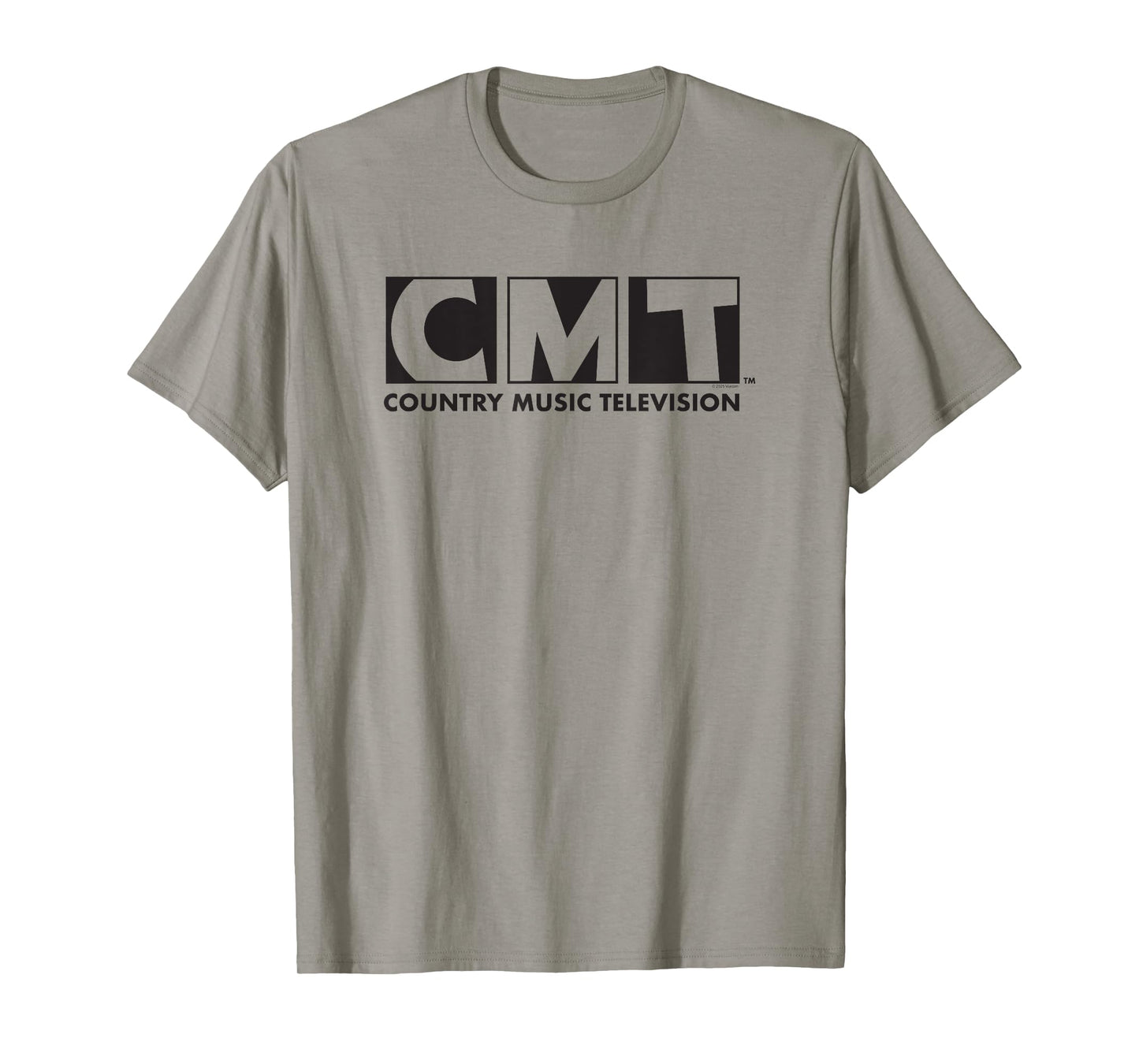 CMT Country Music Television Classic Black Letter Logo T-Shirt